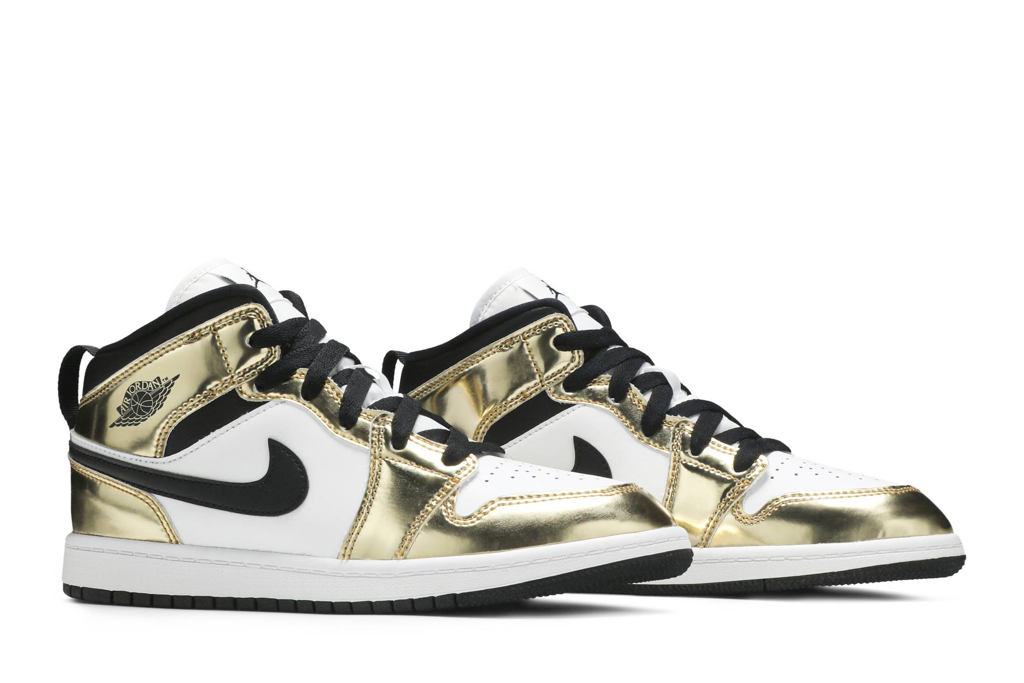 (Grade School) Air Jordan 1 Mid SE ‘Metallic Gold’ DC1420-700