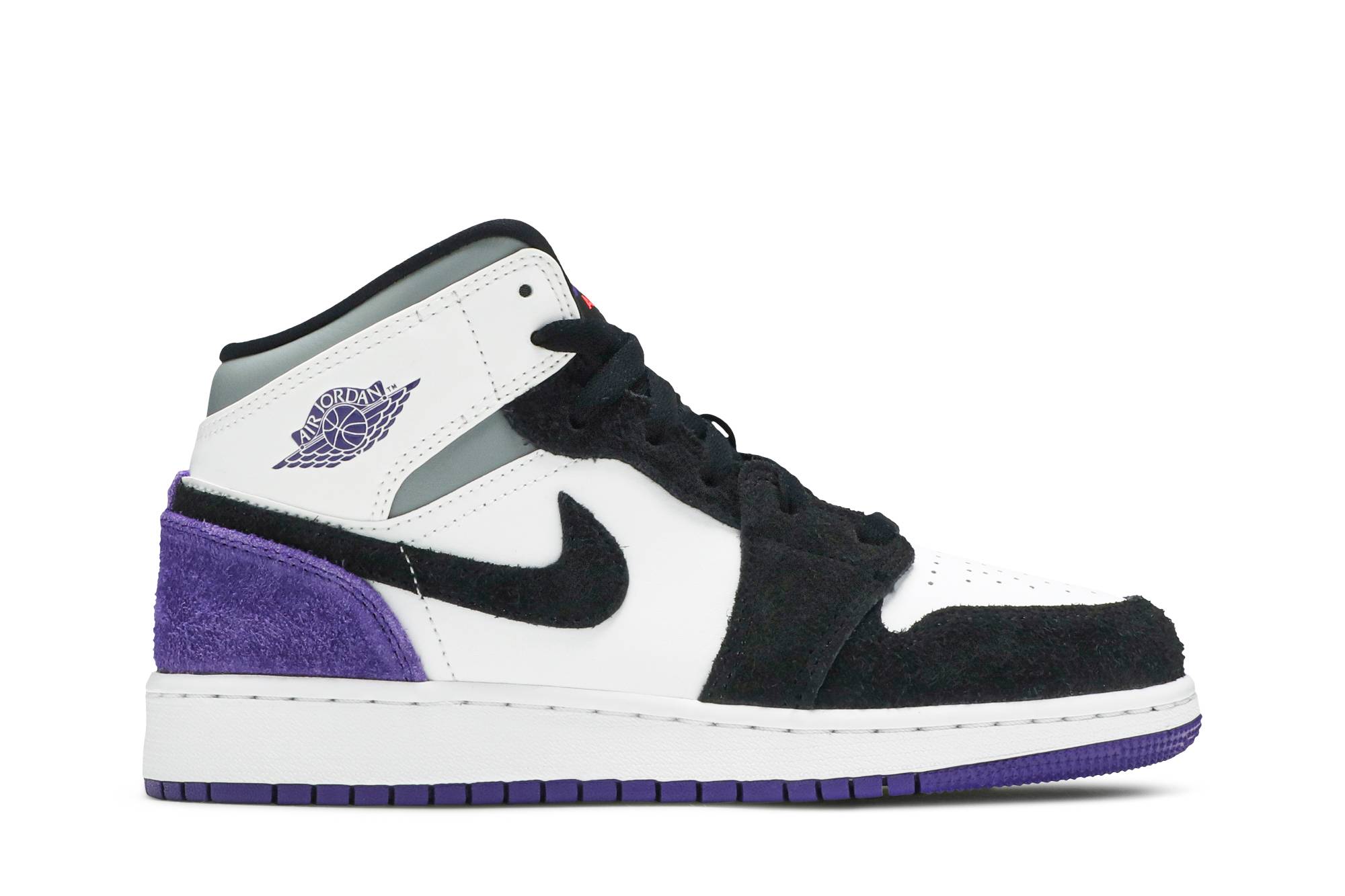 (Grade School) Air Jordan 1 Mid SE ‘Varsity Purple’ BQ6931-105