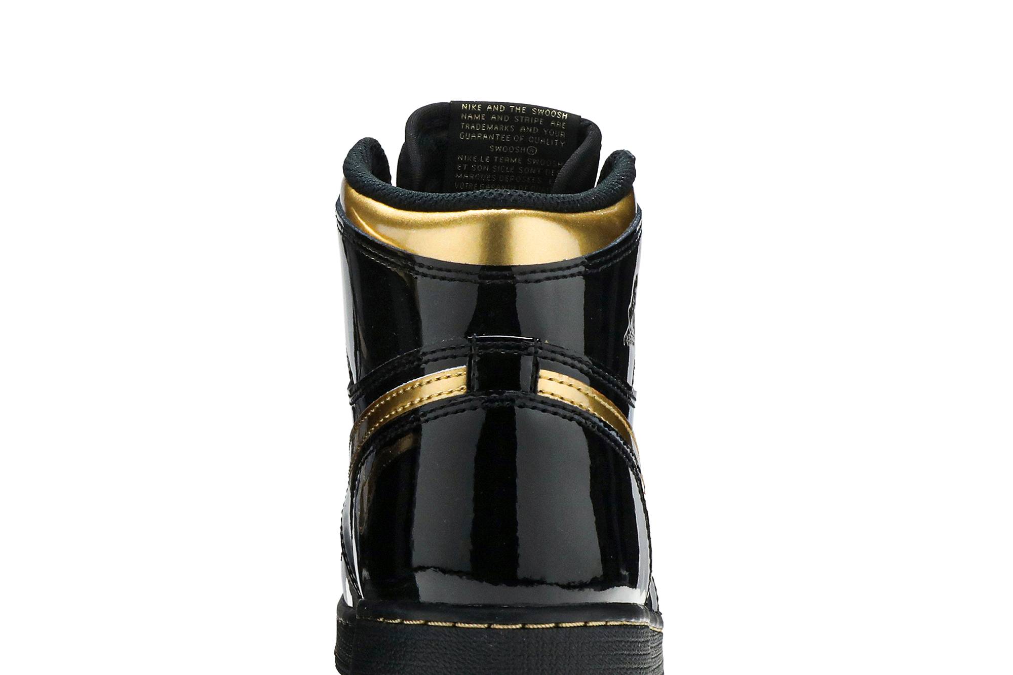 (Grade School) Air Jordan 1 Retro High OG ‘Black Metallic Gold’ 575441-032