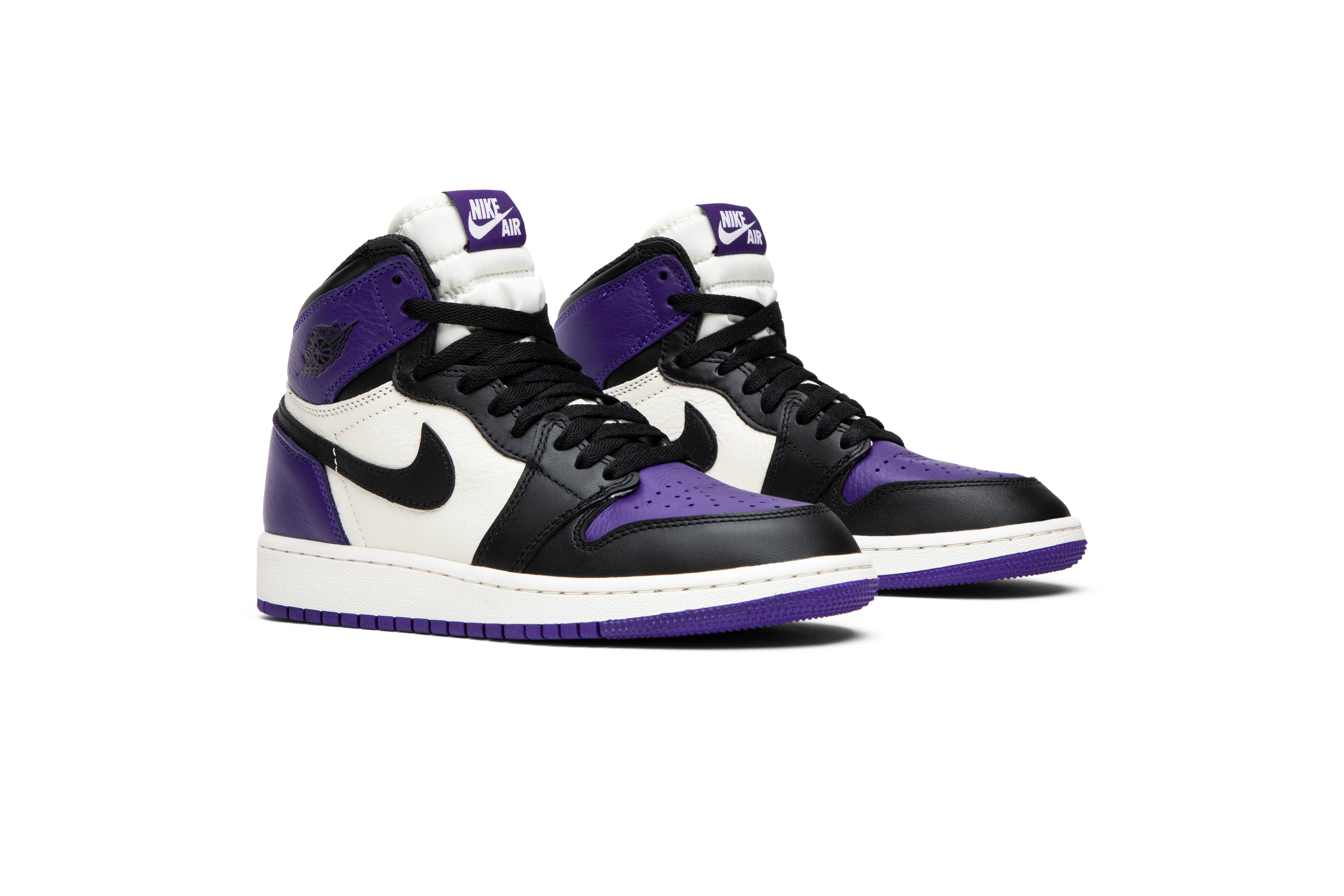 (Grade School) Air Jordan 1 Retro High OG ‘Court Purple’ 575441-501