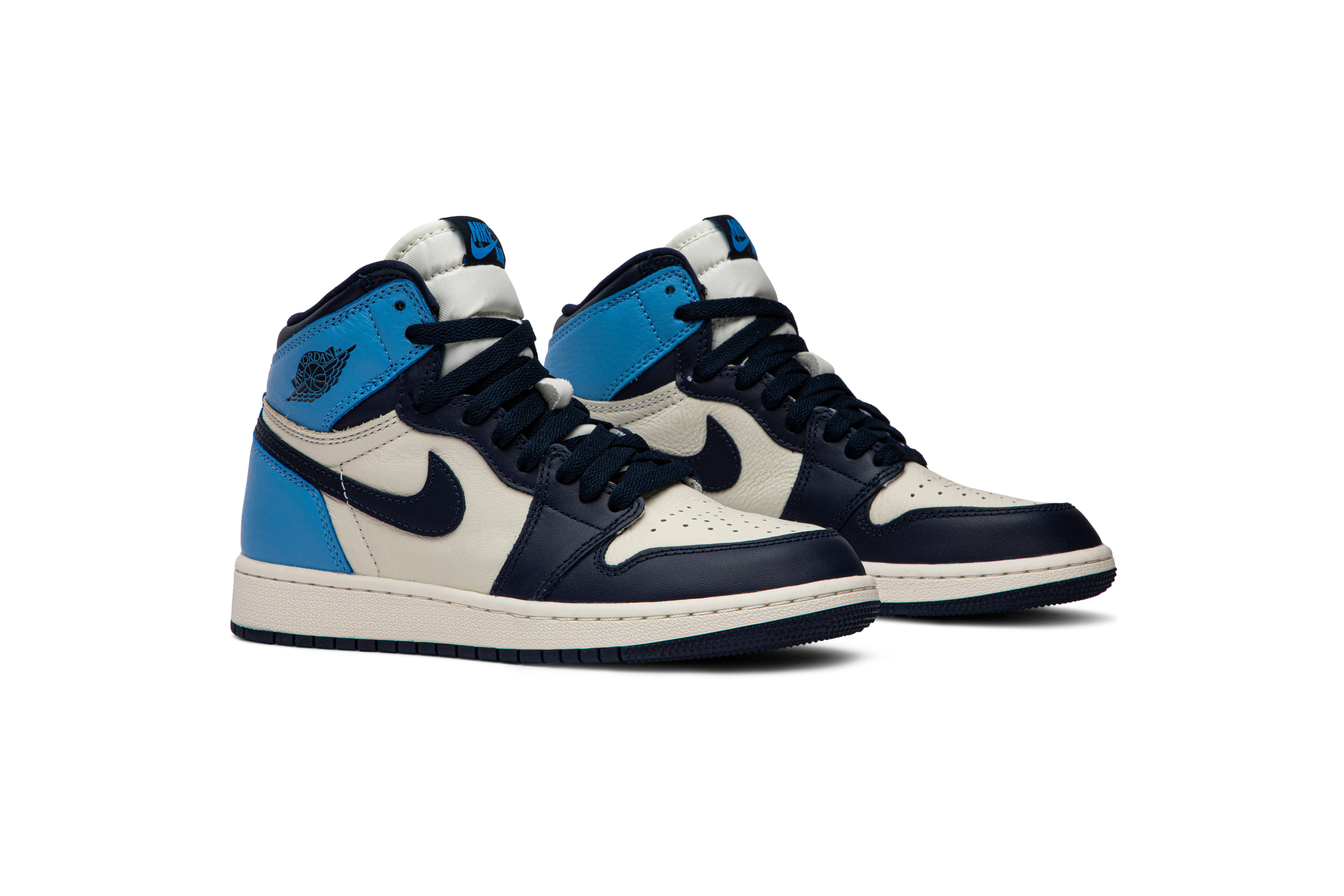 (Grade School) Air Jordan 1 Retro High OG Obsidian 575441-140 Nicesnk