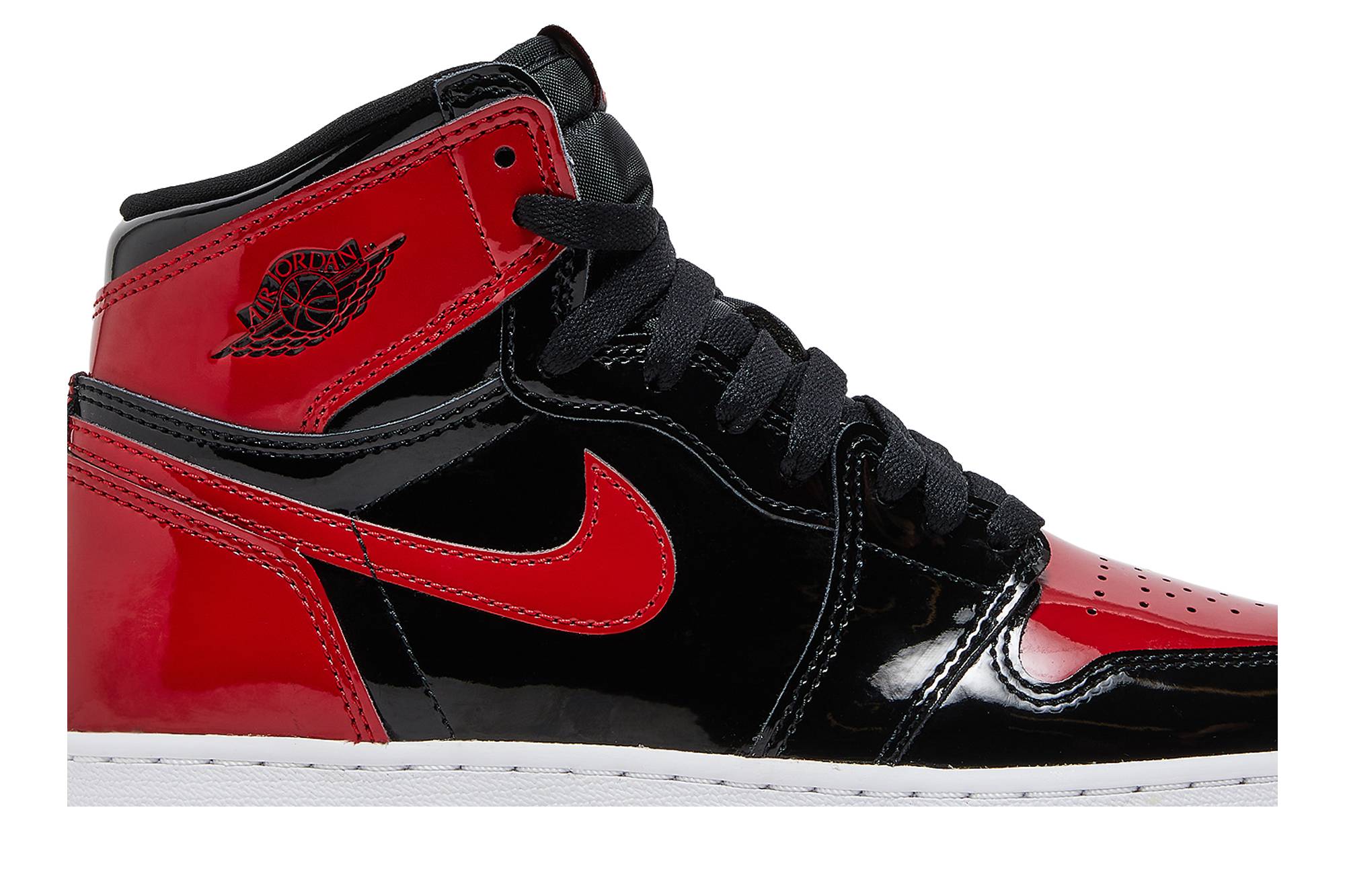 (Grade School) Air Jordan 1 Retro High OG Patent Bred 575441-063 Nicesnk