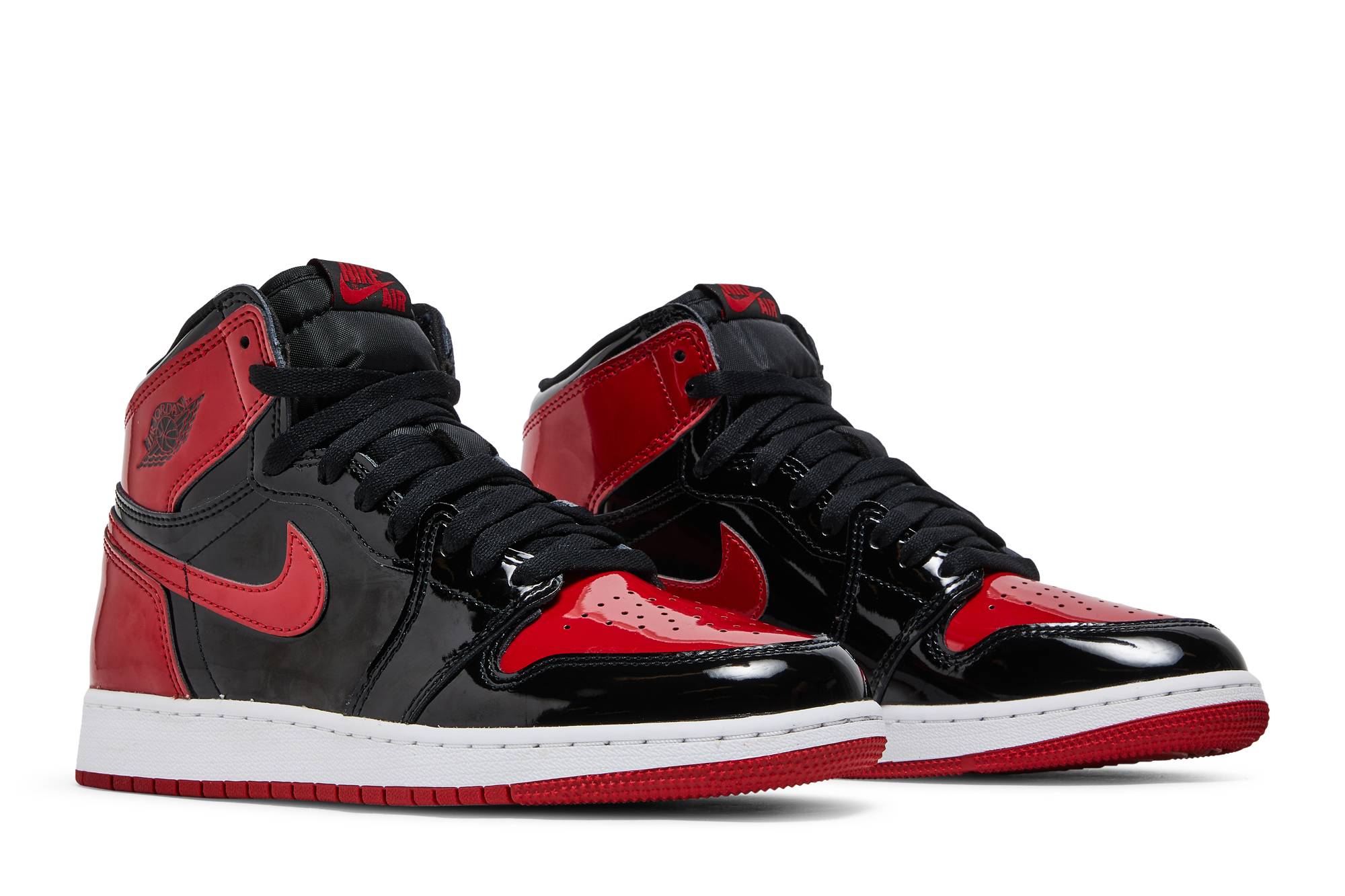 (Grade School) Air Jordan 1 Retro High OG Patent Bred 575441-063 Nicesnk