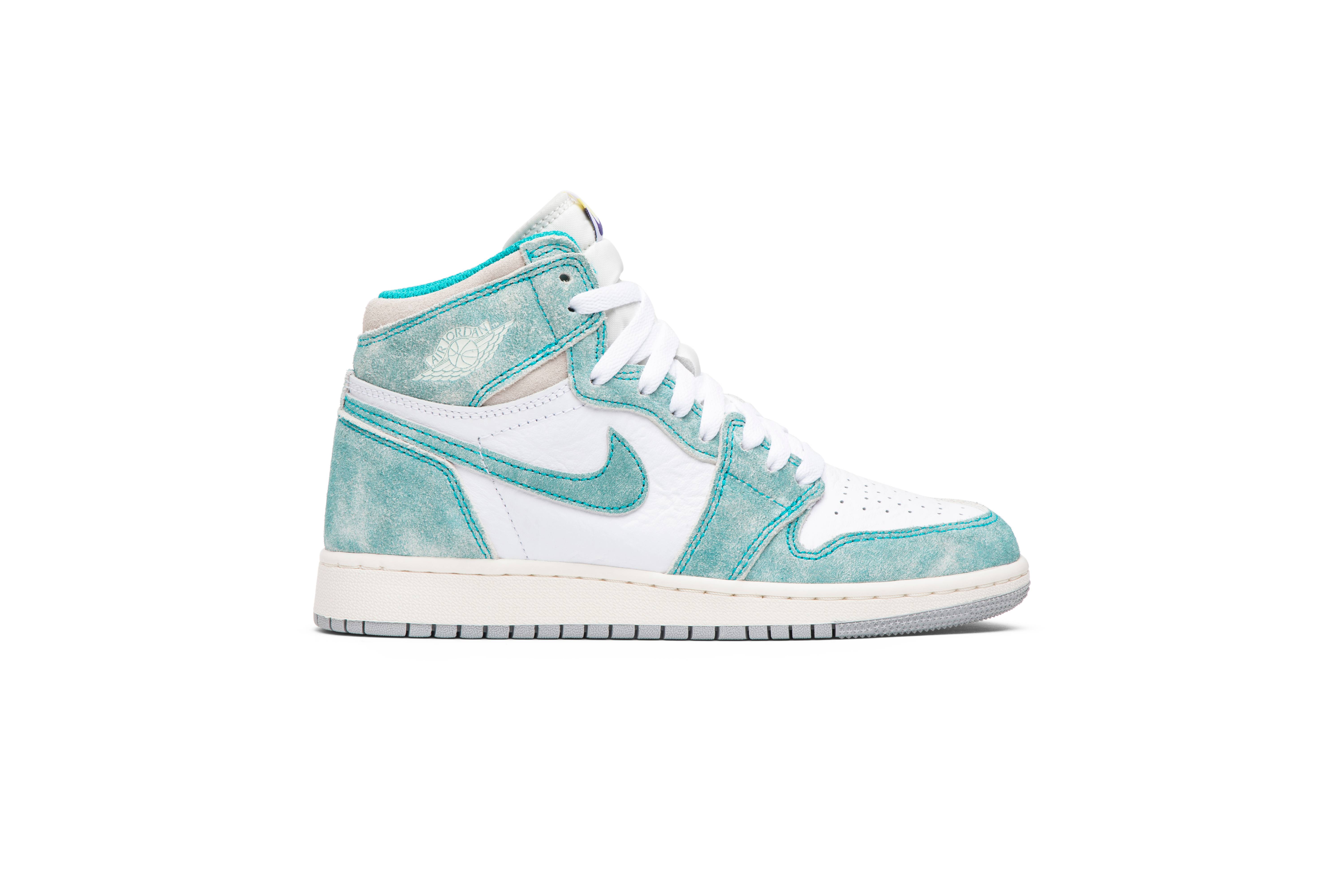 (Grade School) Air Jordan 1 Retro High OG Turbo Green 575441-311 Nicesnk