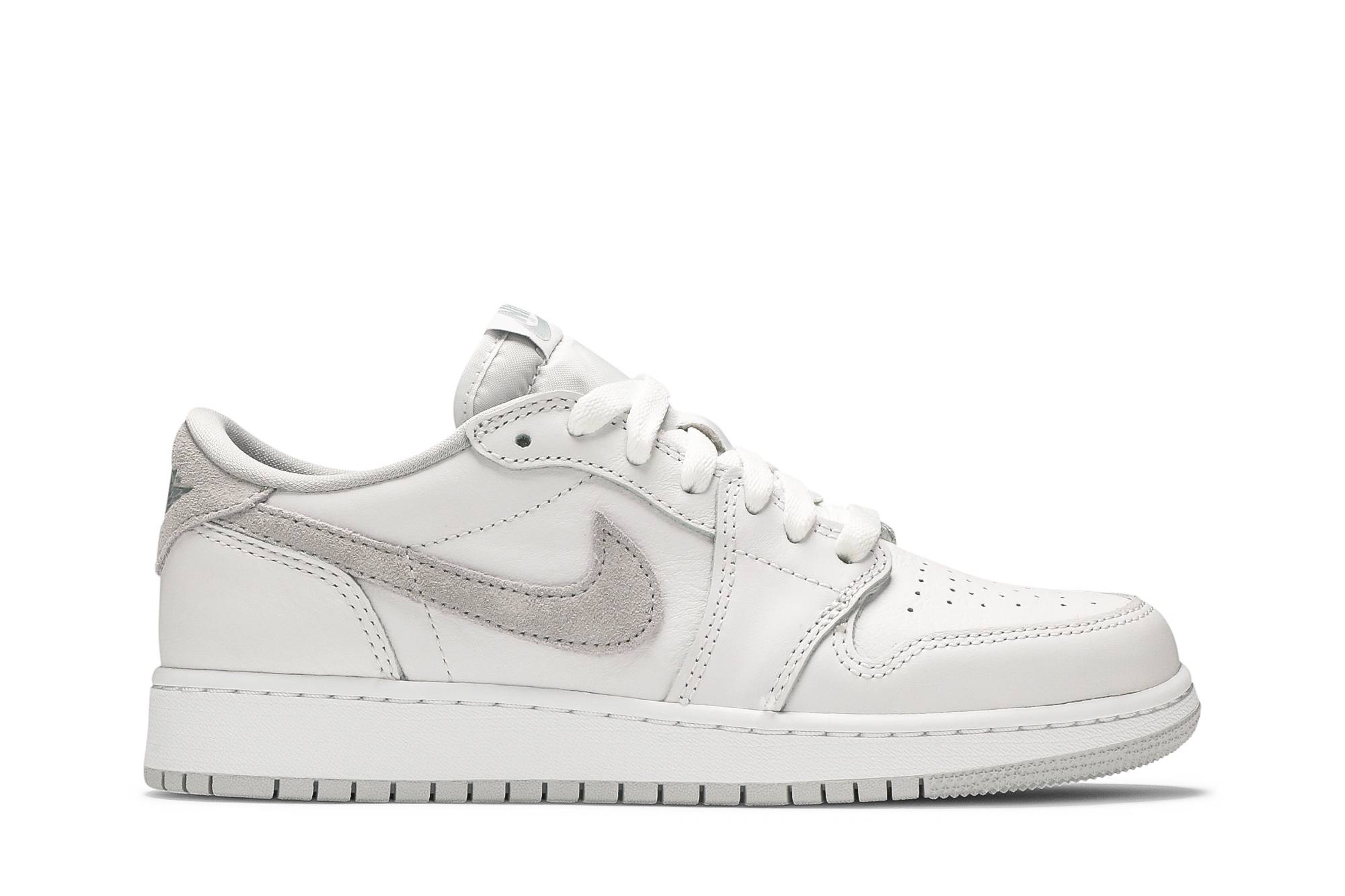 (Grade School) Air Jordan 1 Retro Low OG Neutral Grey 2021 CZ0858-100 Nicesnk