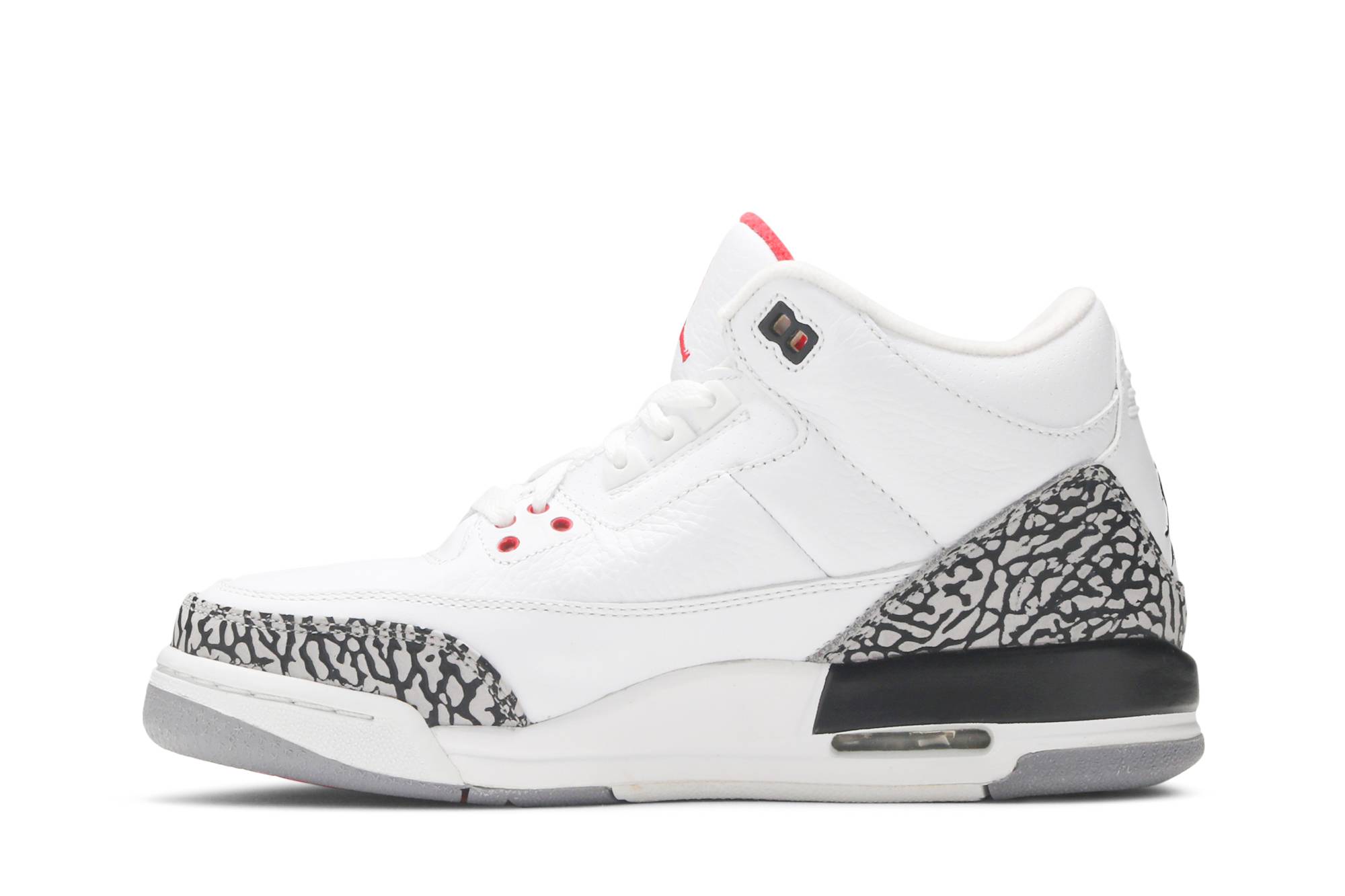 (Grade School) Air Jordan 3 Retro 2011 White Cement 398614-105 Nicesnk