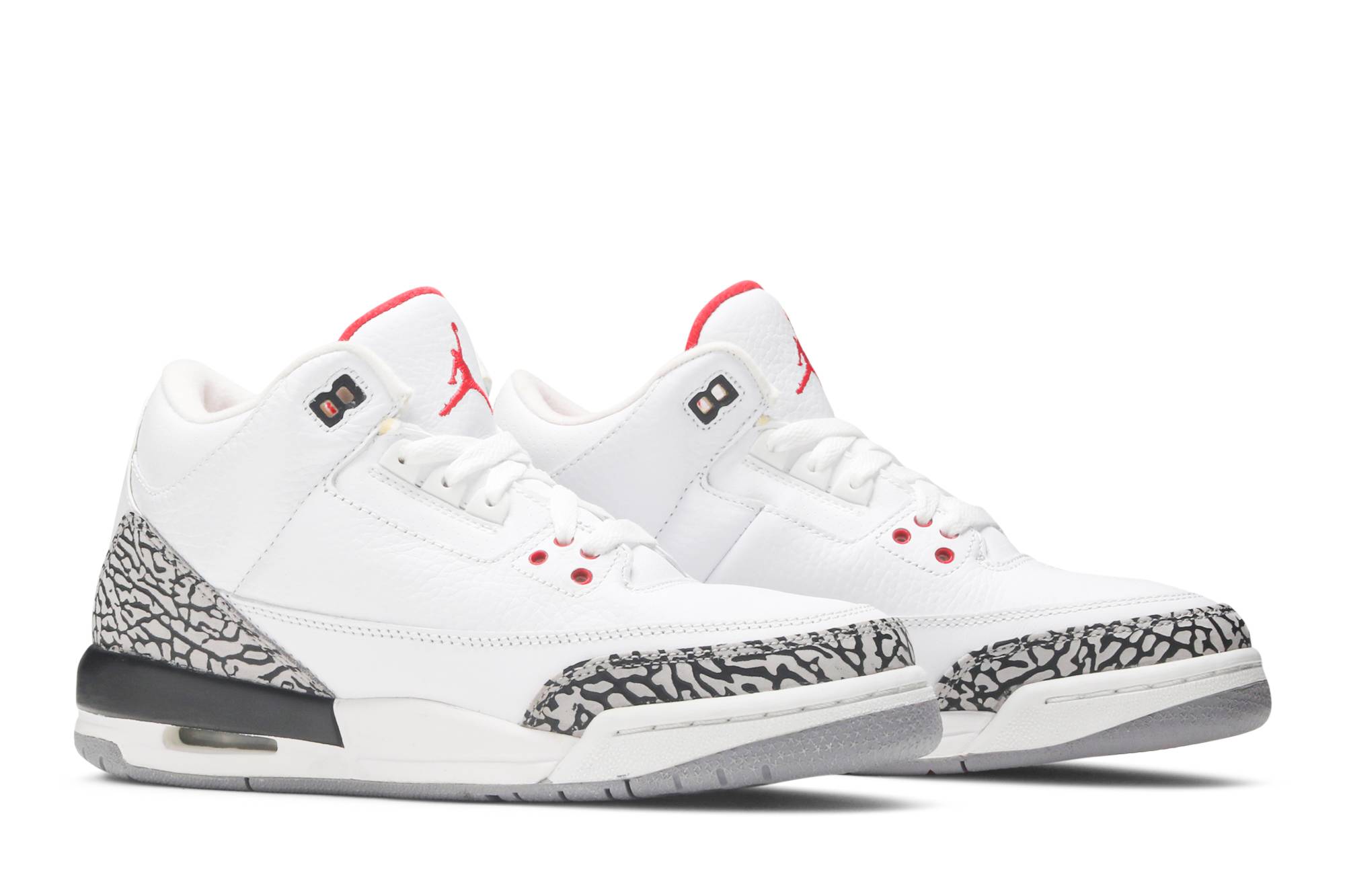 (Grade School) Air Jordan 3 Retro 2011 White Cement 398614-105 Nicesnk