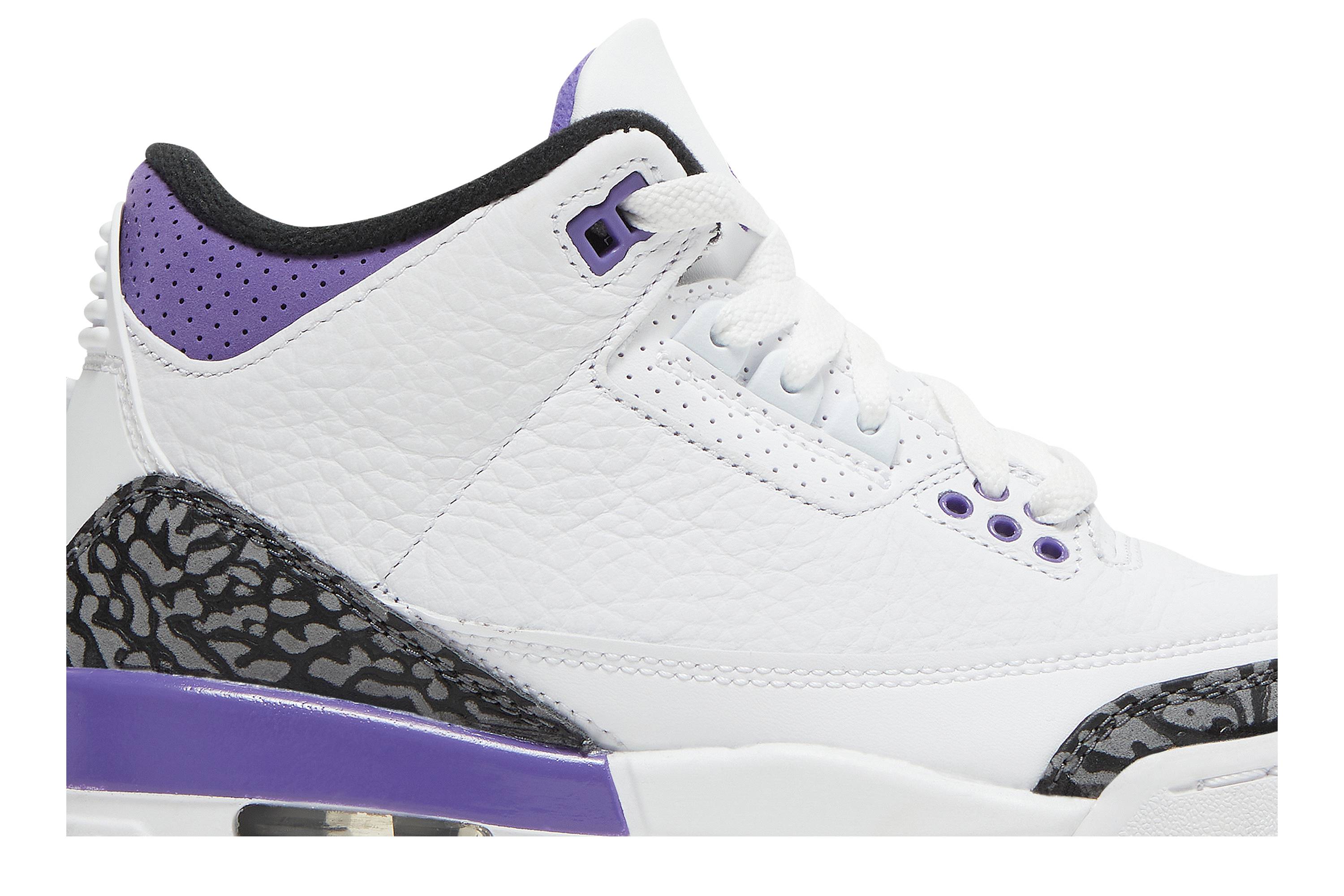 (Grade School) Air Jordan 3 Retro Dark Iris DM0967-105 Nicesnk