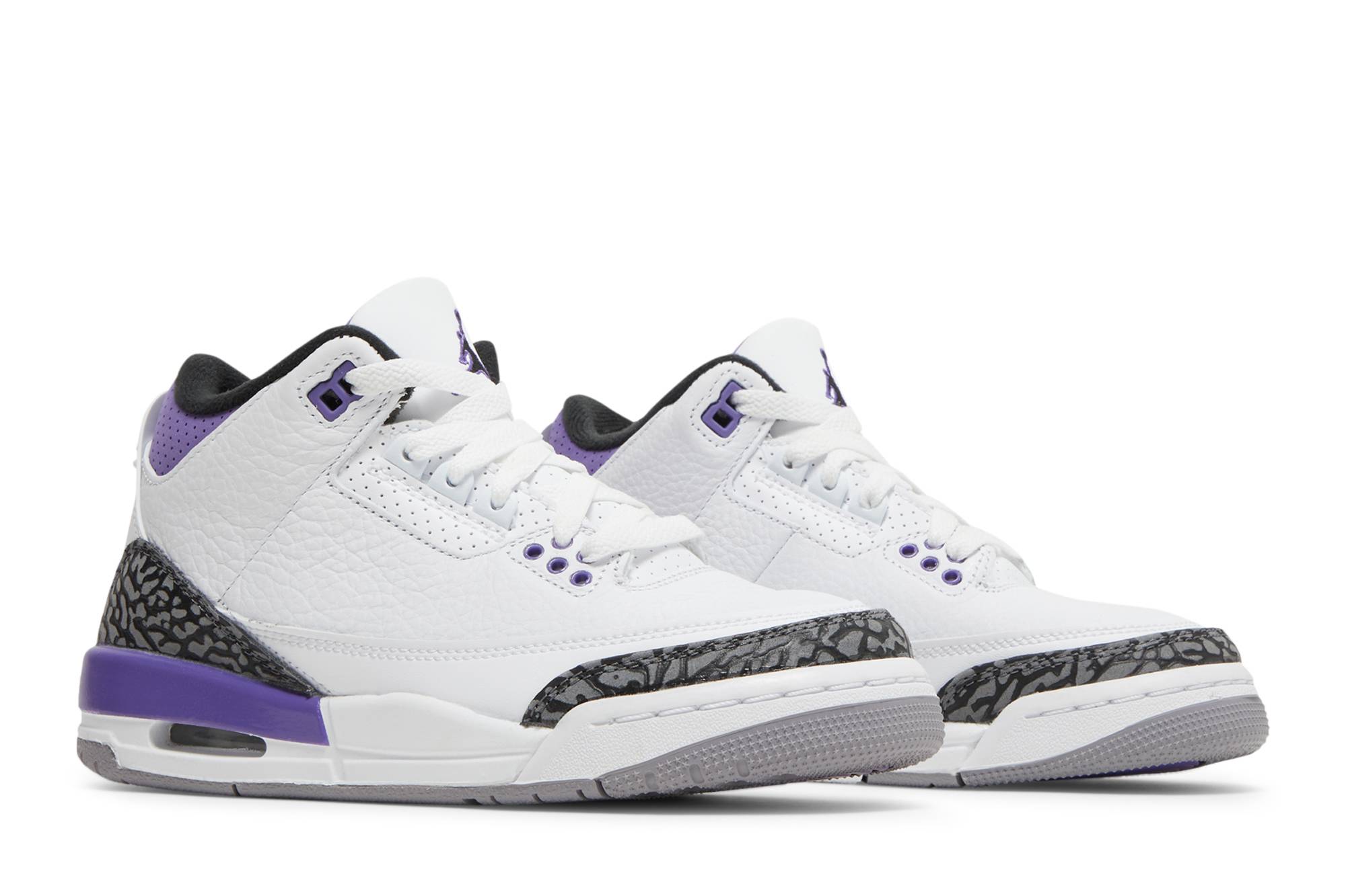 (Grade School) Air Jordan 3 Retro Dark Iris DM0967-105 Nicesnk