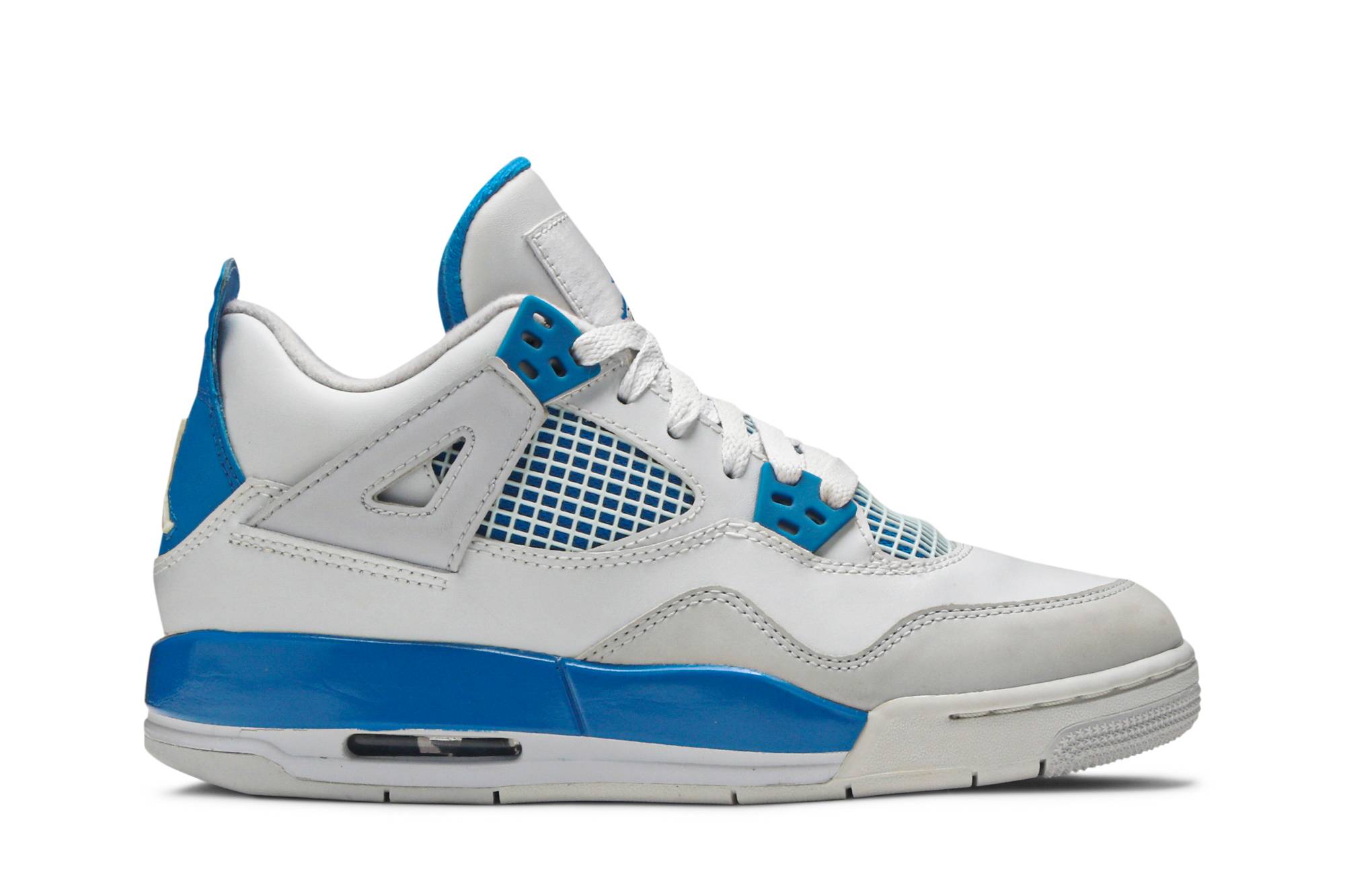 (Grade School) Air Jordan 4 Retro 2012 Military Blue 408452-105 Nicesnk