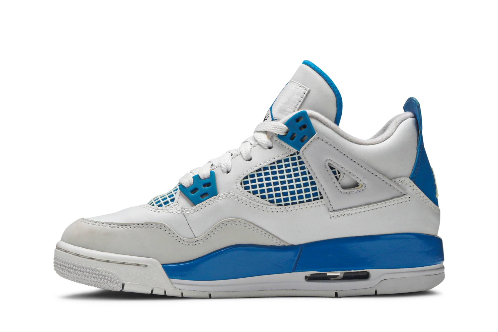 (Grade School) Air Jordan 4 Retro 2012 Military Blue 408452-105 Nicesnk