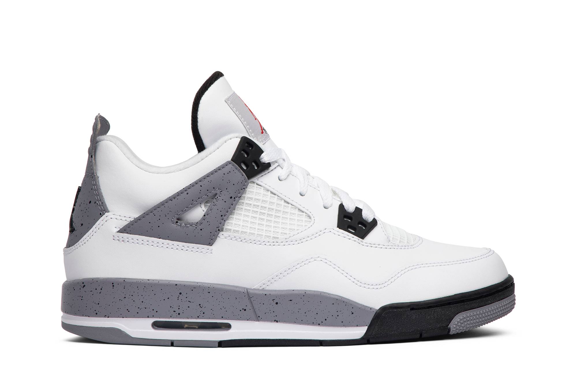 (Grade School) Air Jordan 4 Retro 2012 ‘White Cement’ 408452-103