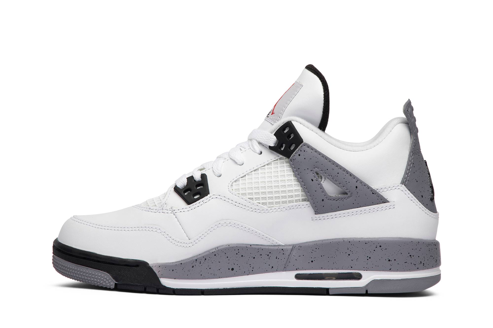 (Grade School) Air Jordan 4 Retro 2012 ‘White Cement’ 408452-103