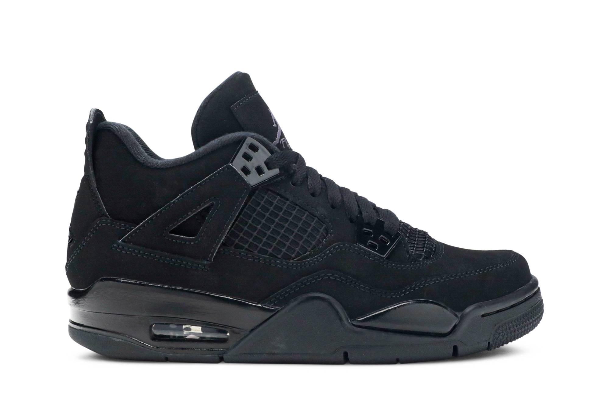 (Grade School) Air Jordan 4 Retro Black Cat 2020 408452-010 Nicesnk