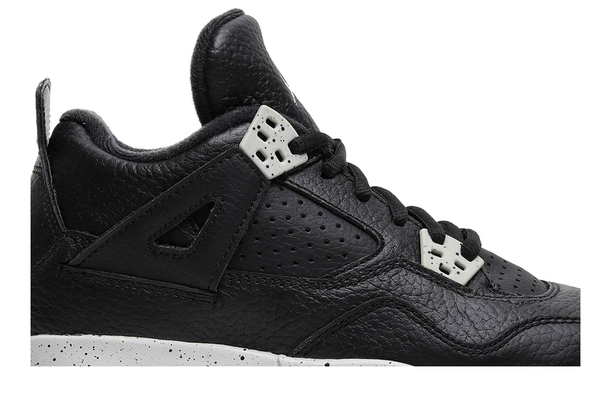 (Grade School) Air Jordan 4 Retro LS 2015 Oreo 408452-003 Nicesnk