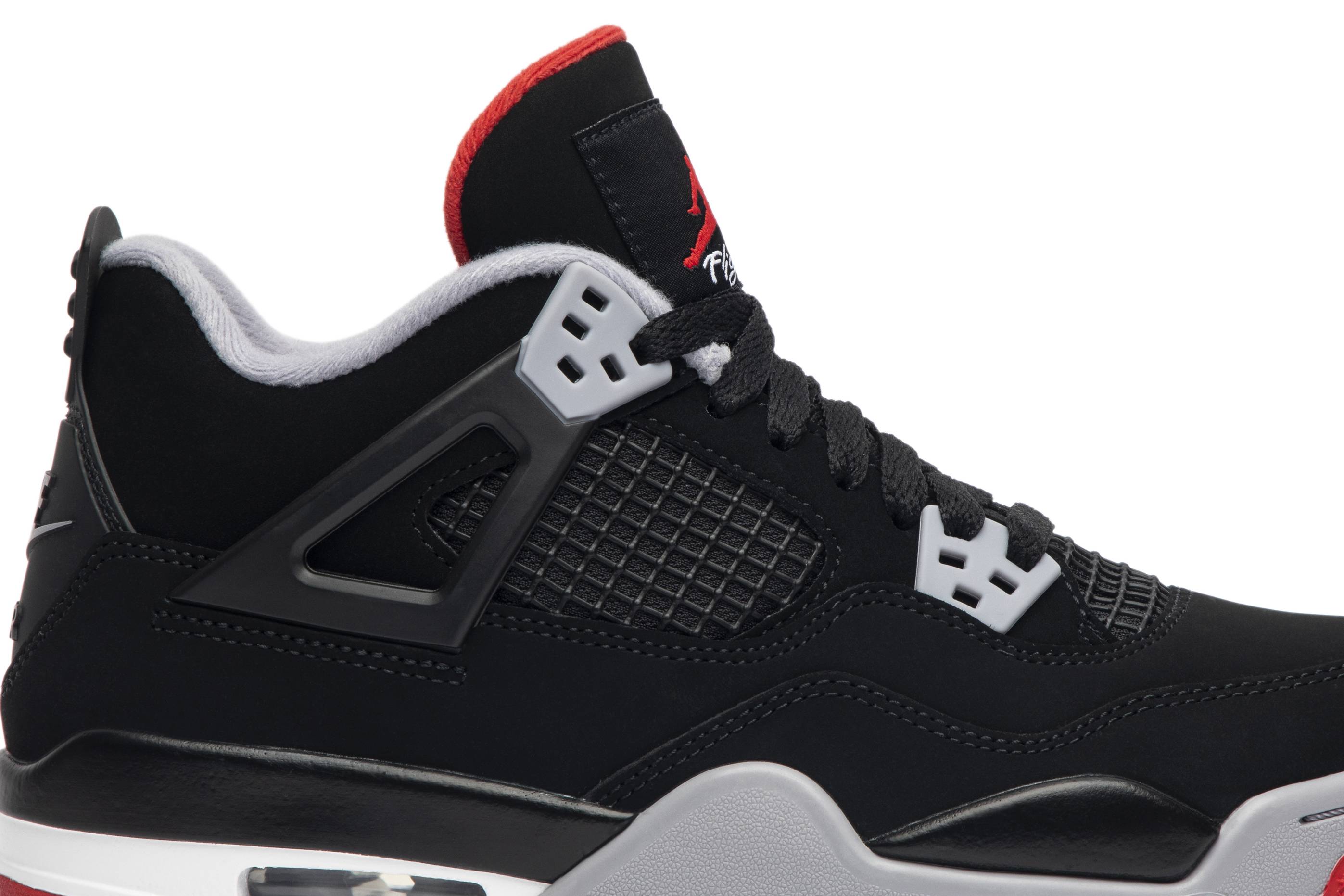 (Grade School) Air Jordan 4 Retro OG Bred 2019 408452-060 Nicesnk