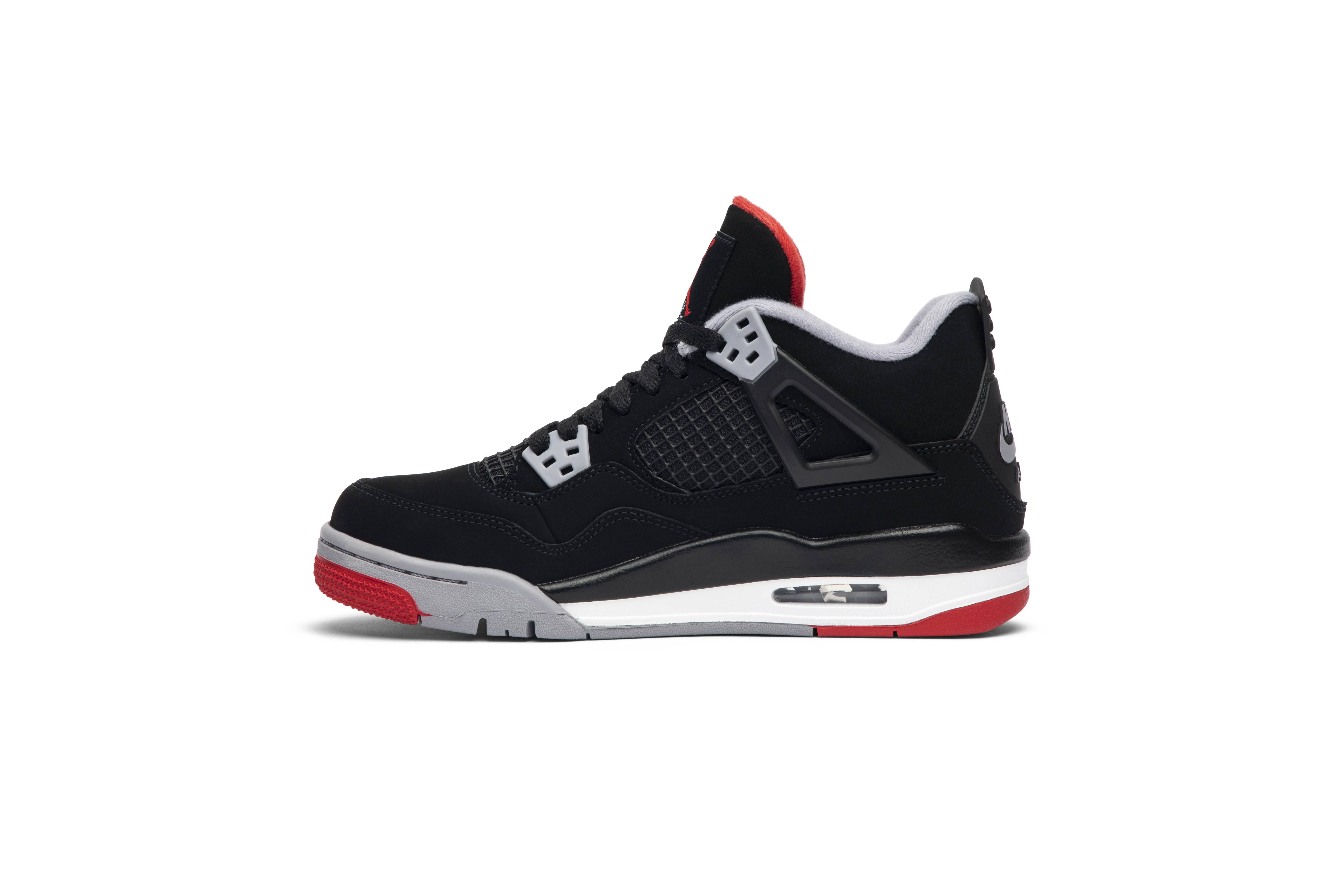 (Grade School) Air Jordan 4 Retro OG Bred 2019 408452-060 Nicesnk
