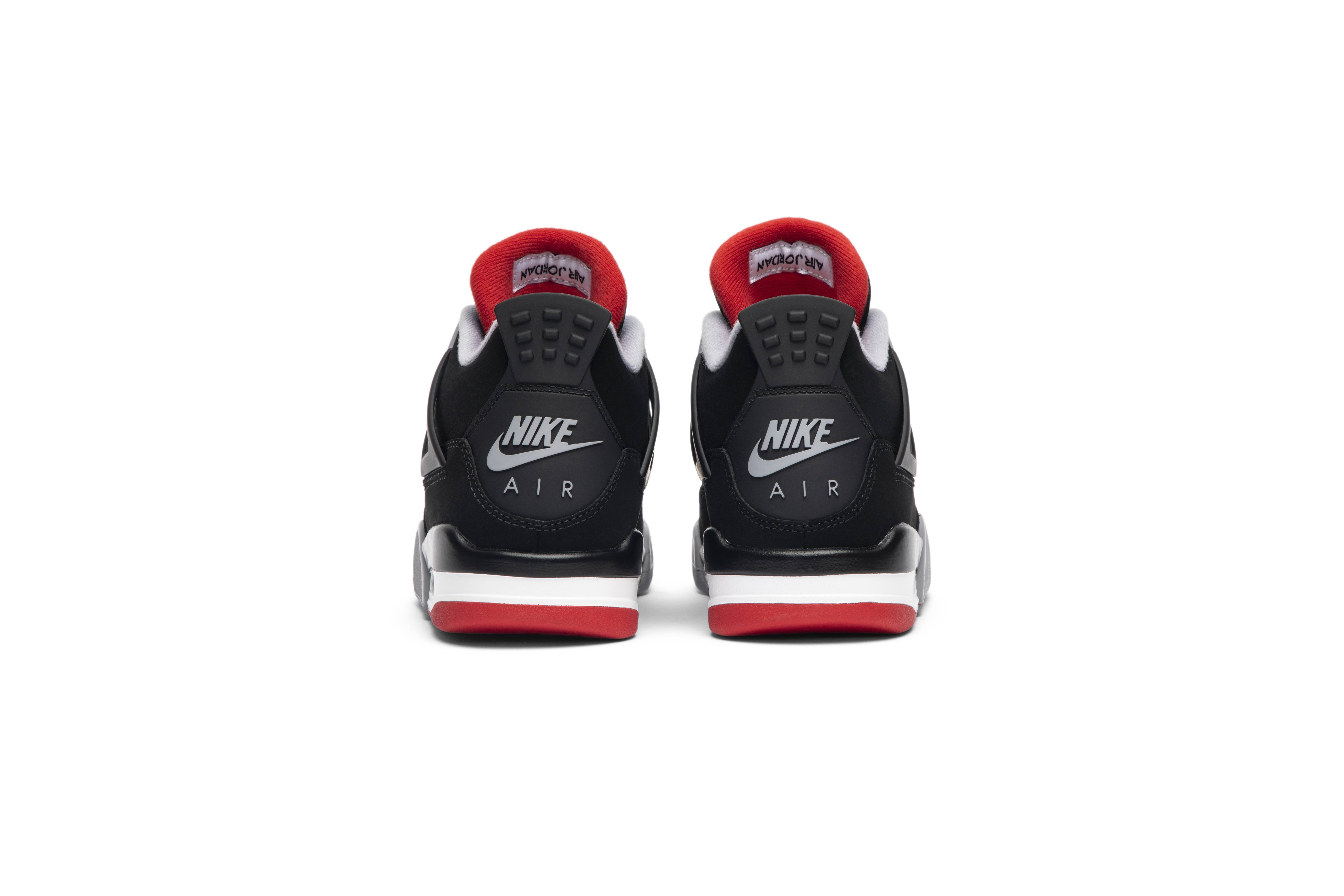 (Grade School) Air Jordan 4 Retro OG Bred 2019 408452-060 Nicesnk