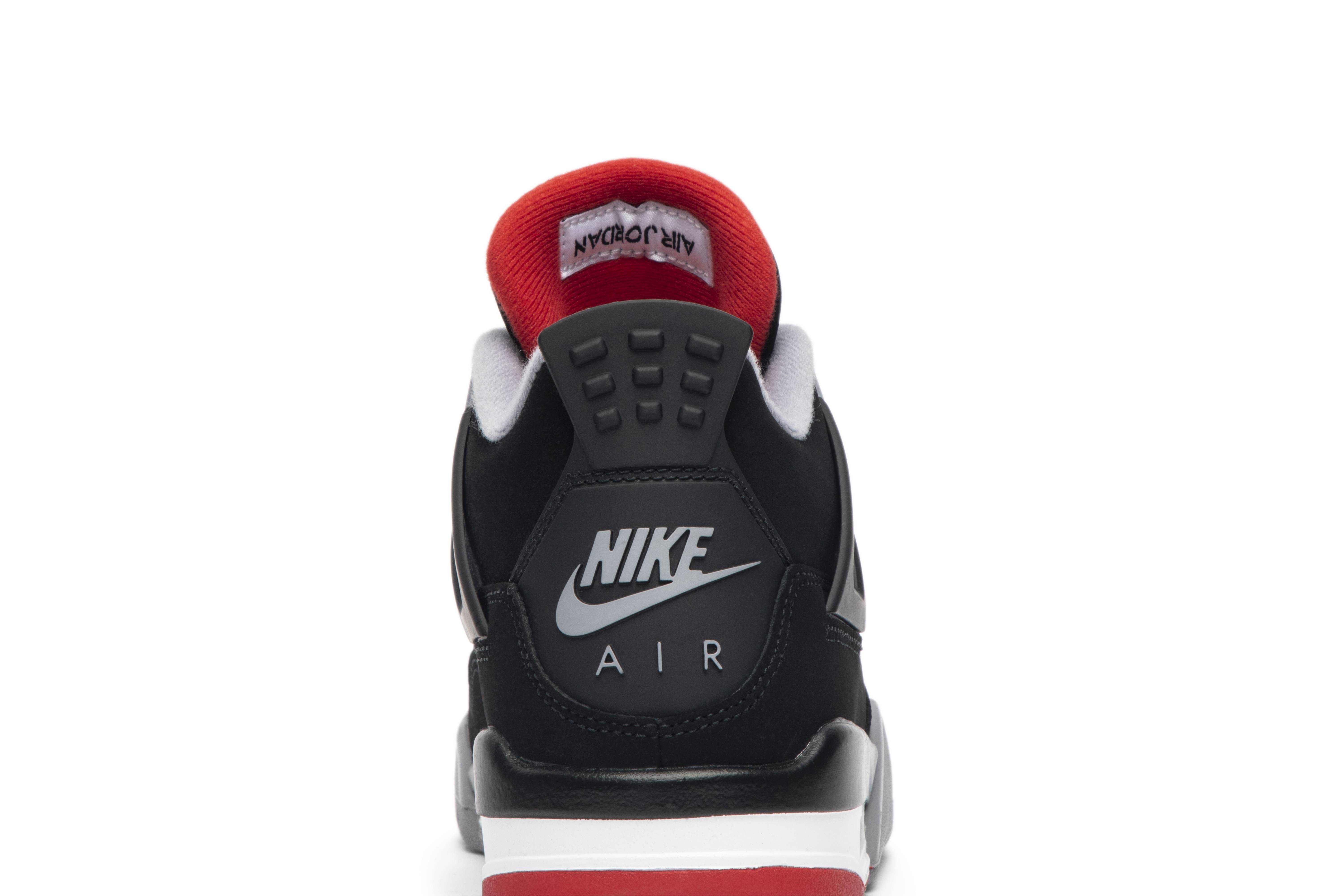 (Grade School) Air Jordan 4 Retro OG Bred 2019 408452-060 Nicesnk
