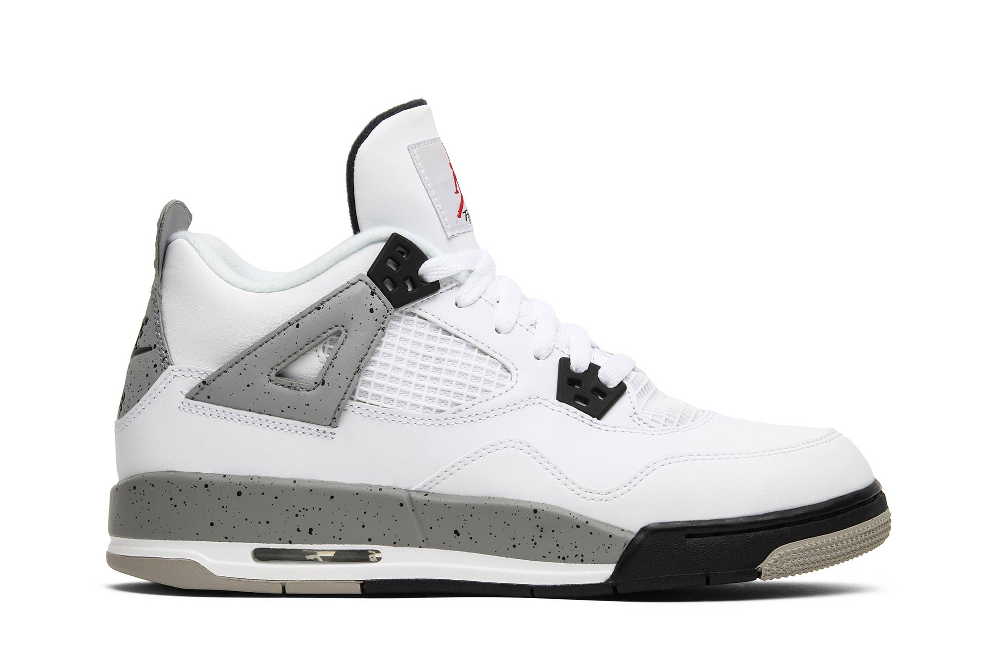 (Grade School) Air Jordan 4 Retro OG BG 2016 White Cement 836016-192 Nicesnk