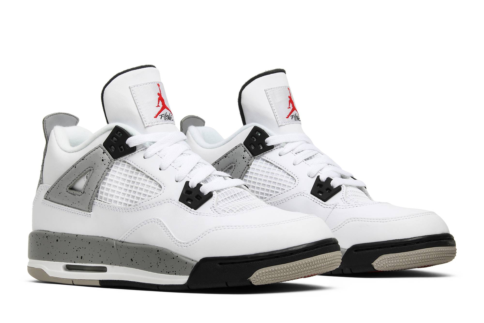(Grade School) Air Jordan 4 Retro OG BG 2016 White Cement 836016-192 Nicesnk