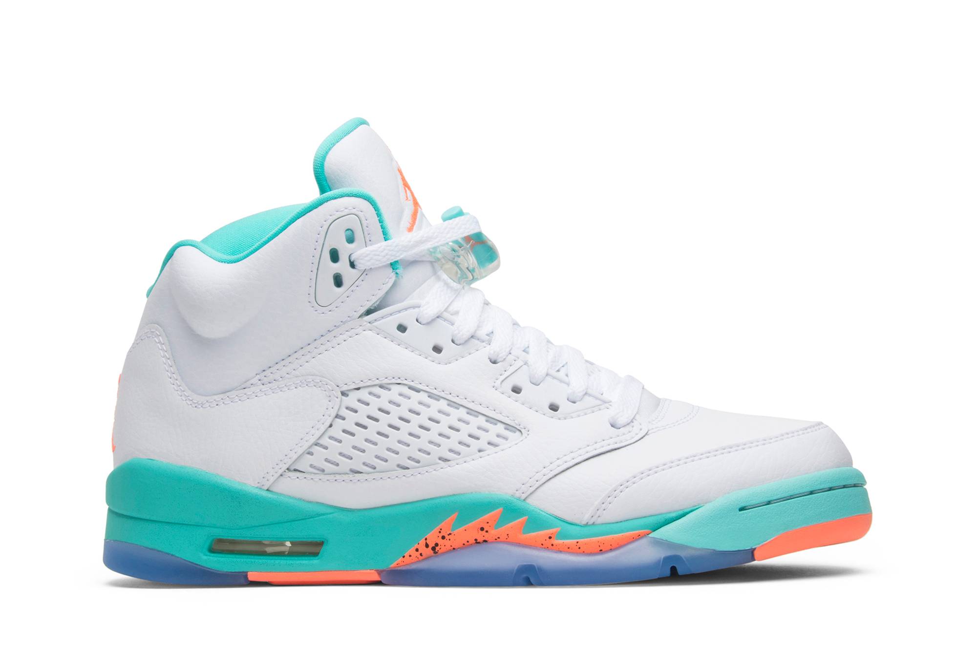 (Grade School) Air Jordan 5 Retro ‘Light Aqua’ 440892-100