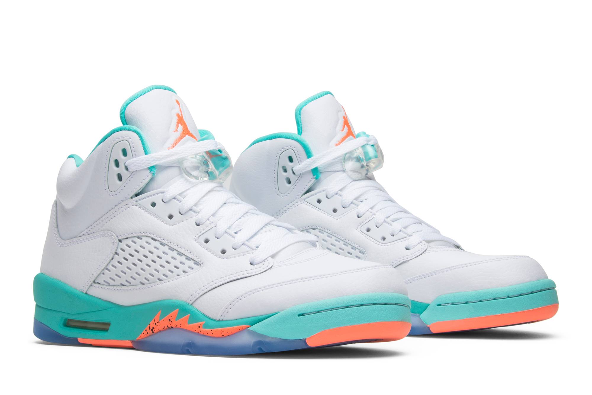 (Grade School) Air Jordan 5 Retro ‘Light Aqua’ 440892-100