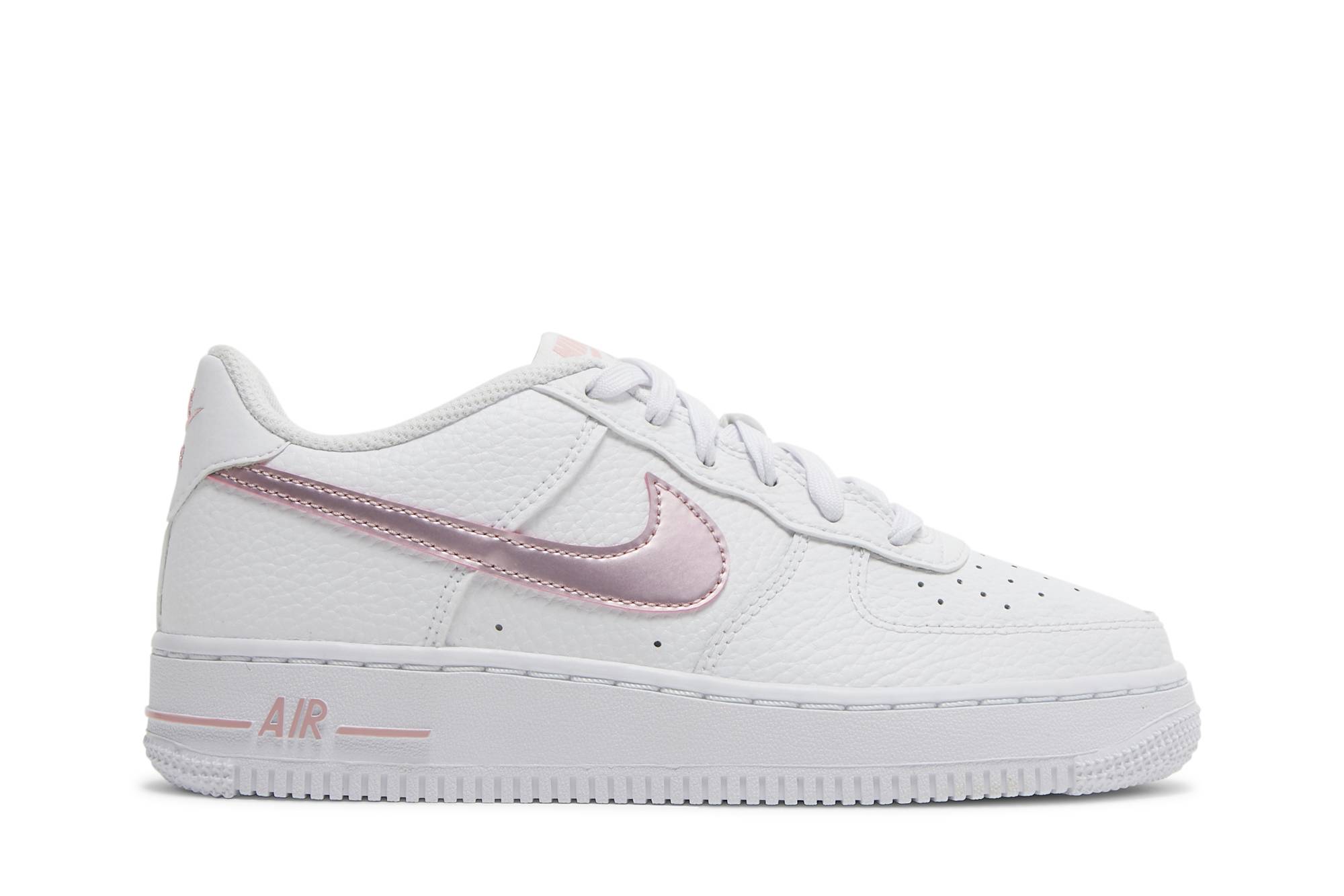(Grade School) Nike Air Force 1 Low White Pink Glaze CT3839-104
