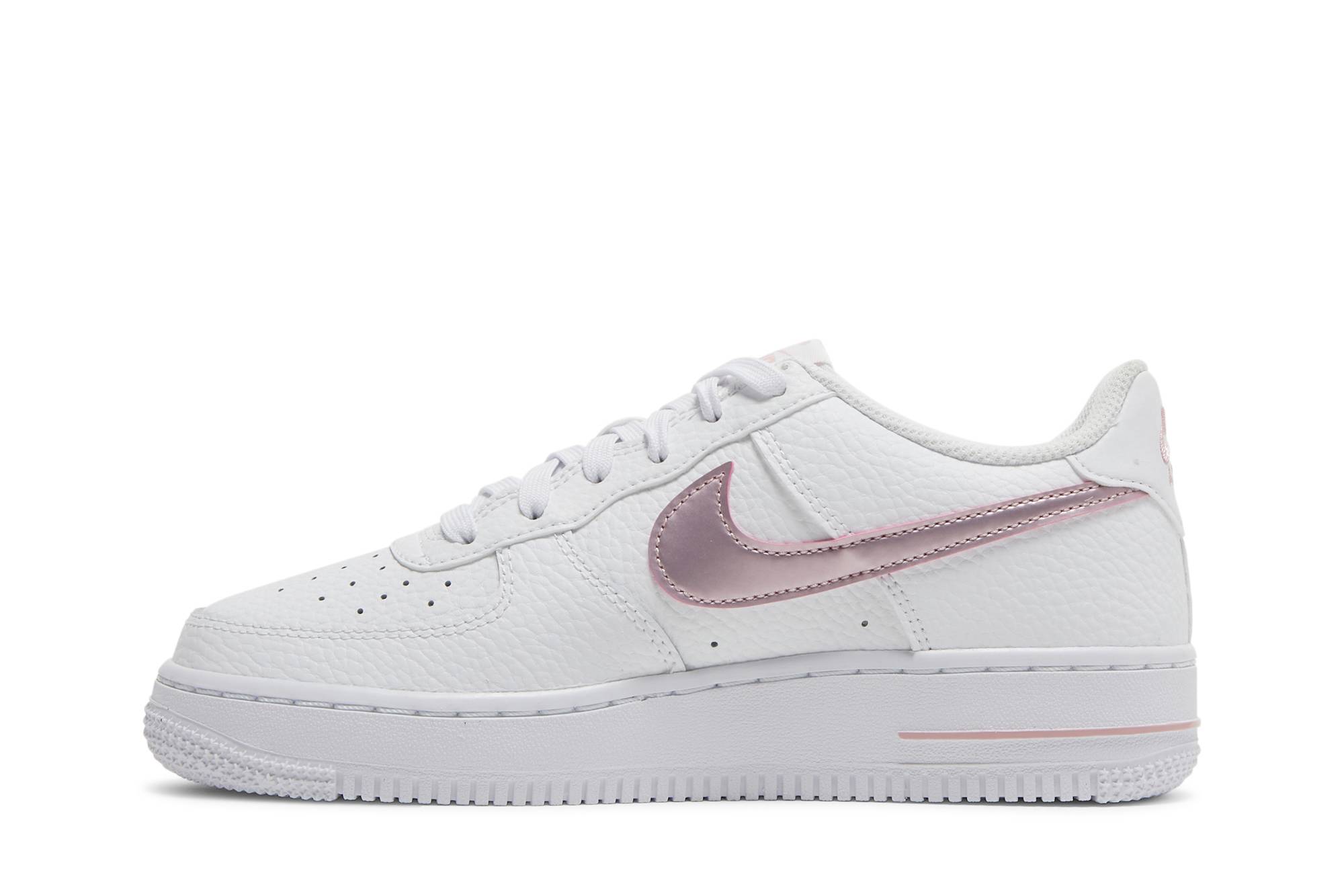 (Grade School) Nike Air Force 1 Low White Pink Glaze CT3839-104