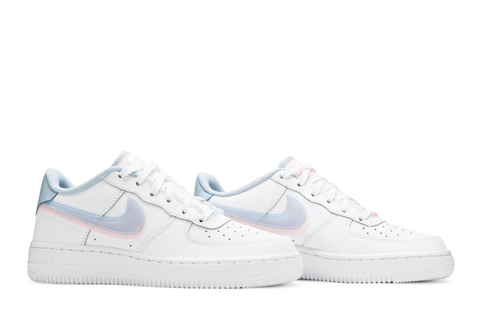 (Grade School) Nike Air Force 1 LV8 Double Swoosh CW1574-100 Nicesnk