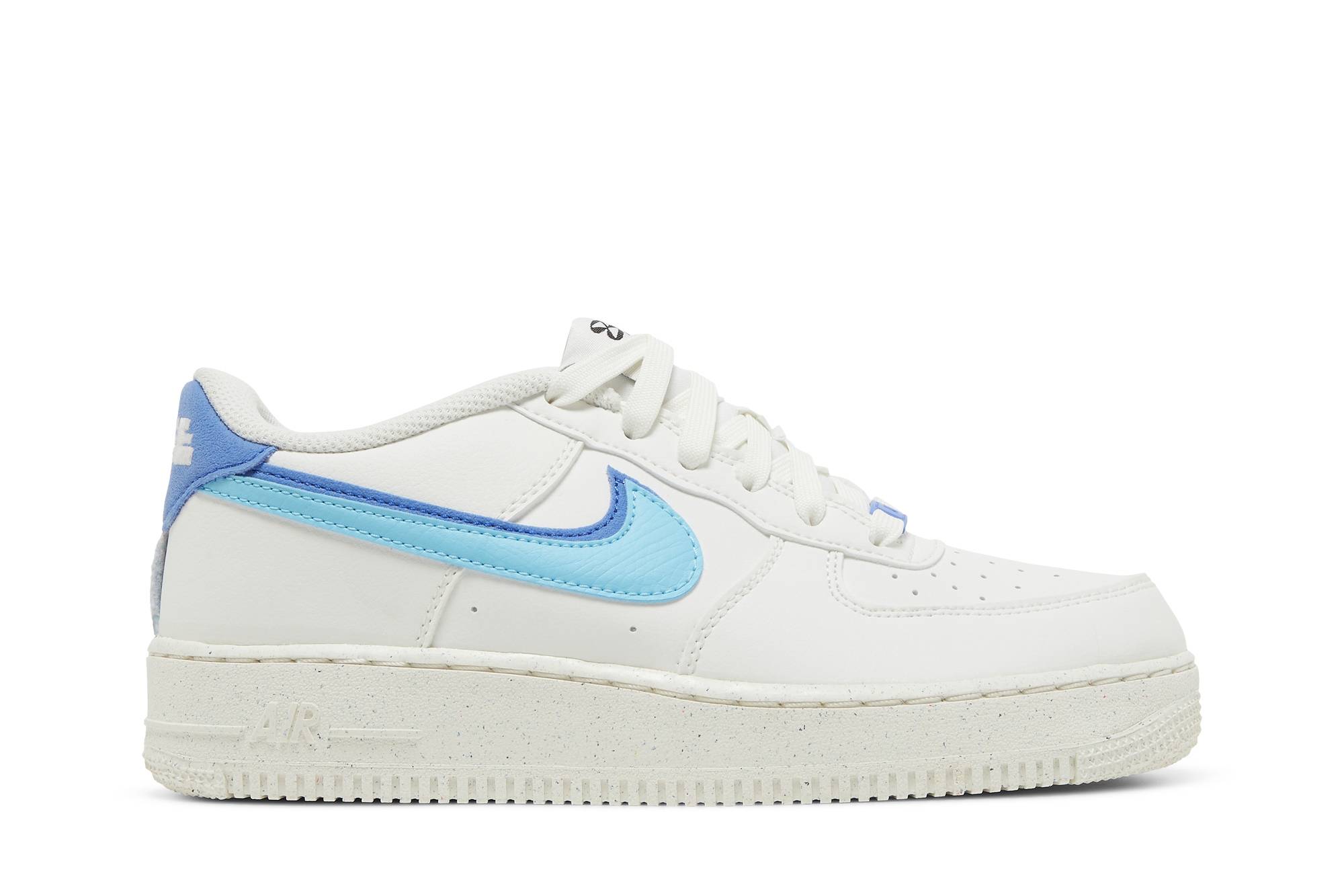 (Grade School) Nike Air Force 1 LV8 ‘Sail Medium Blue’ DQ0359-100