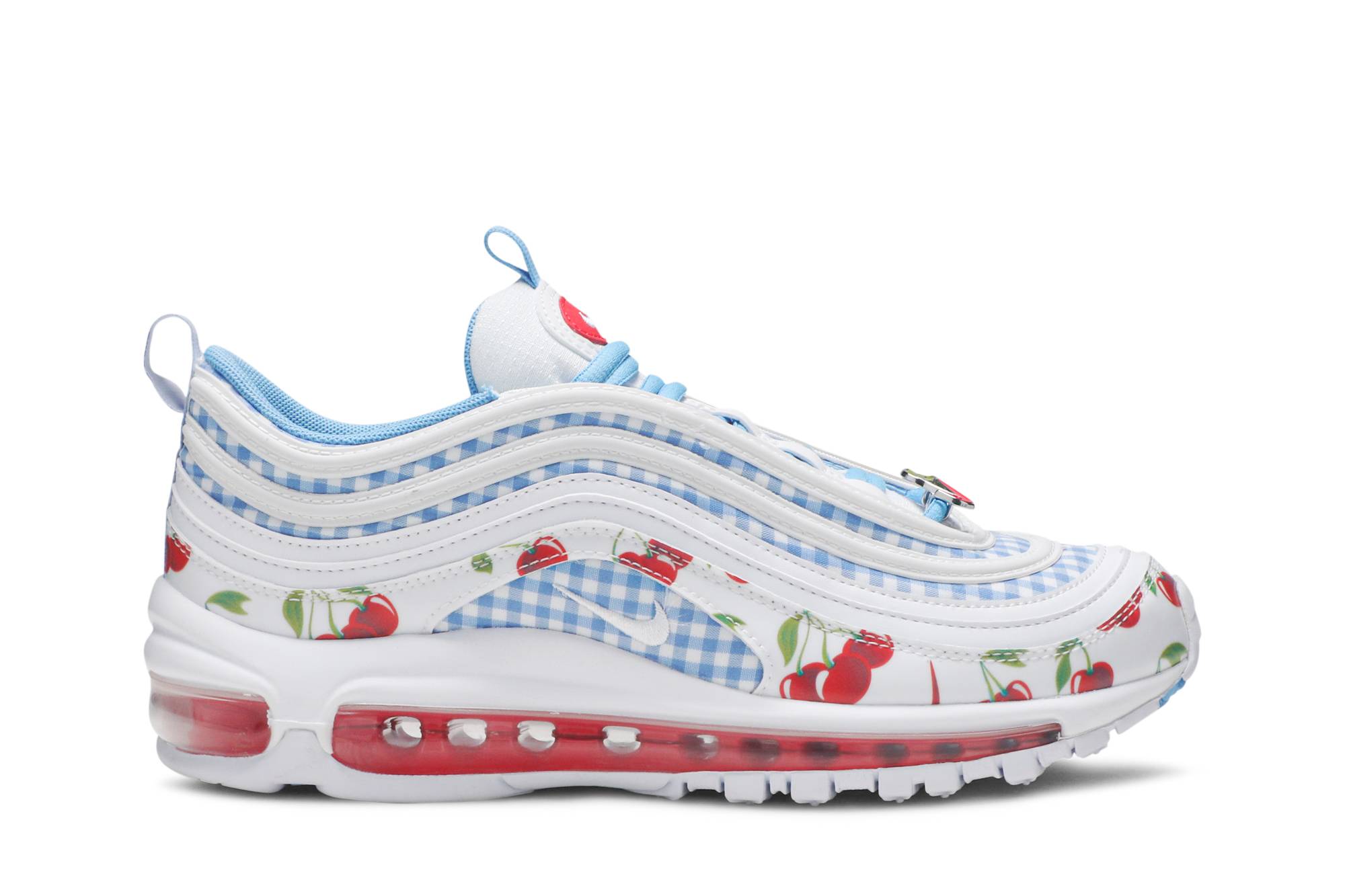 (Grade School) Nike Air Max 97 SE Cherry Picnic CW5806-100 Nicesnk