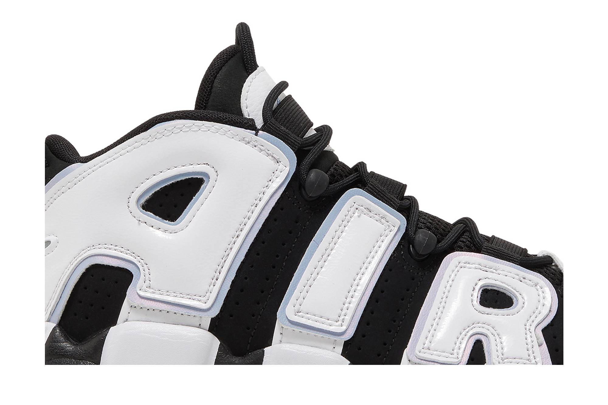 (Grade School) Nike Air More Uptempo Black Cobalt Bliss DQ6200-001 Nicesnk