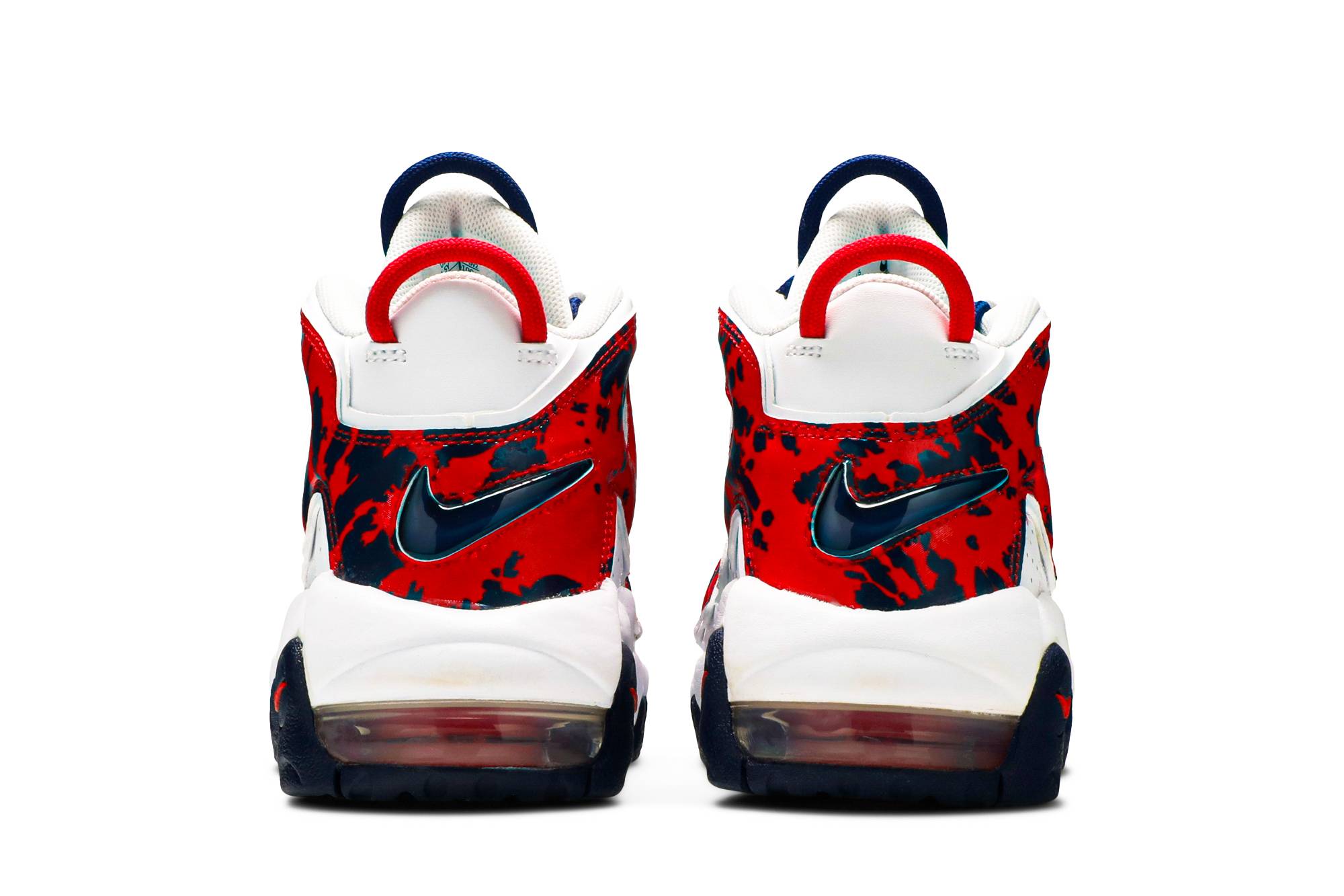 (Grade School) Nike Air More Uptempo ‘White Blue Red Camo’ CZ7885-100