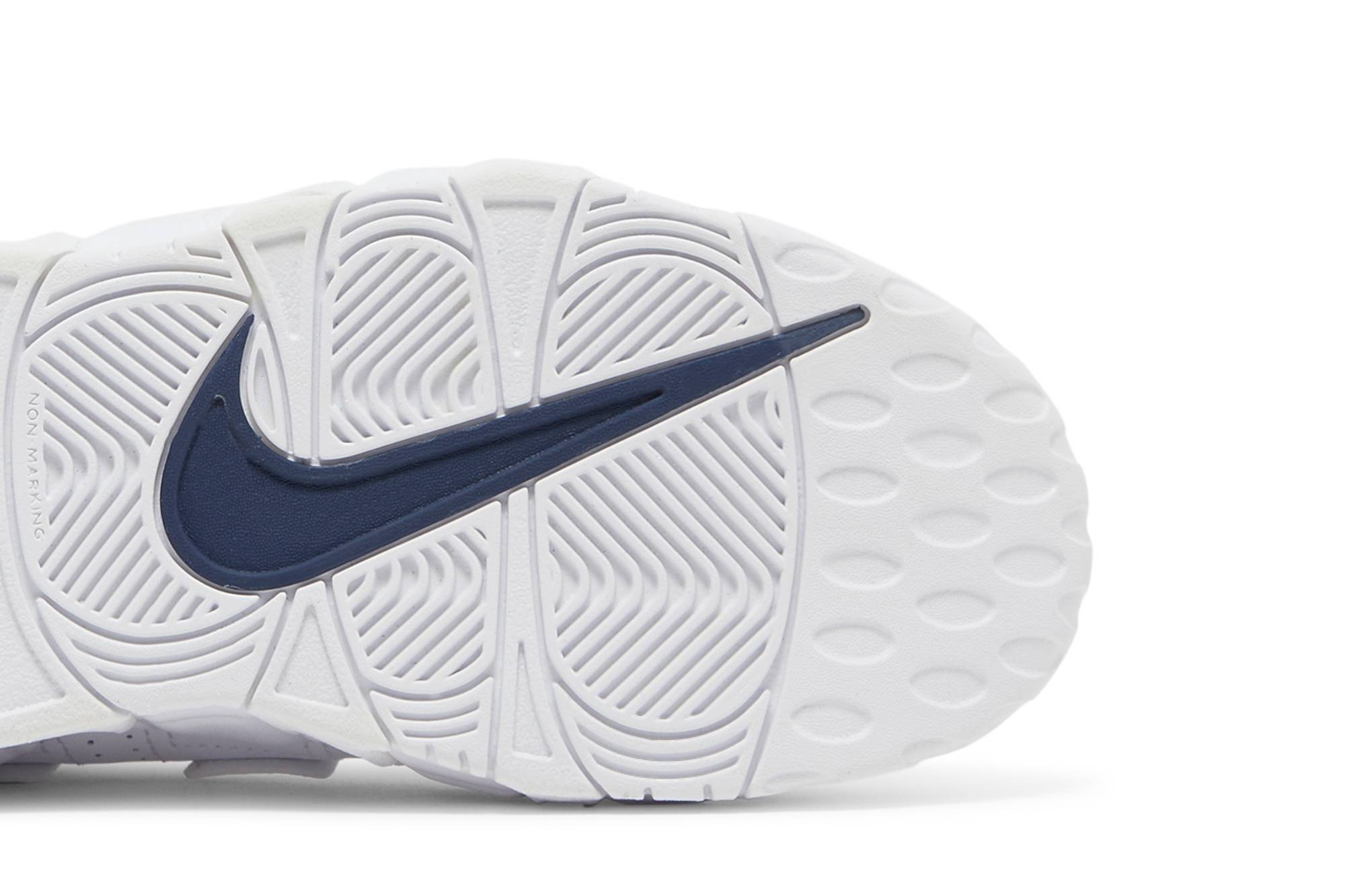 (Grade School) Nike Air More Uptempo White Midnight Navy DH9719-100 Nicesnk