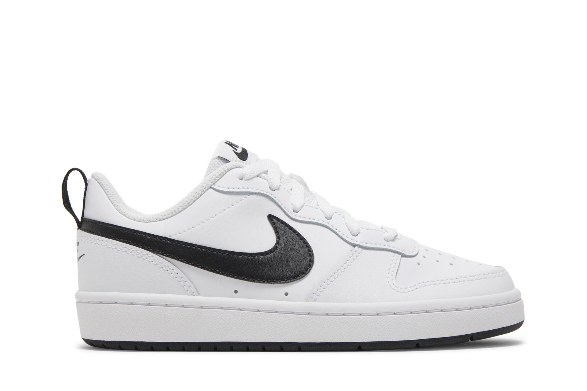 (Grade School) Nike Court Borough Low 2 ‘White Black’ BQ5448-104