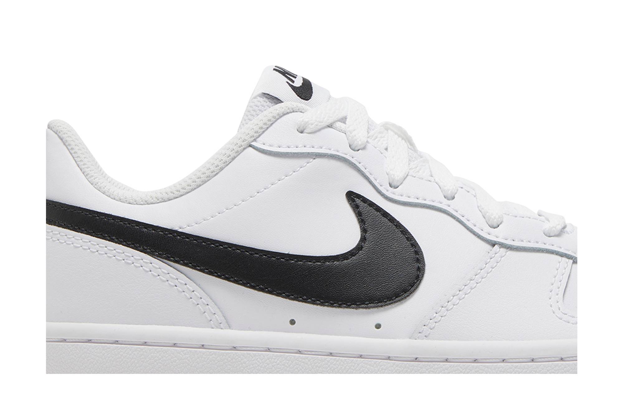 (Grade School) Nike Court Borough Low 2 ‘White Black’ BQ5448-104