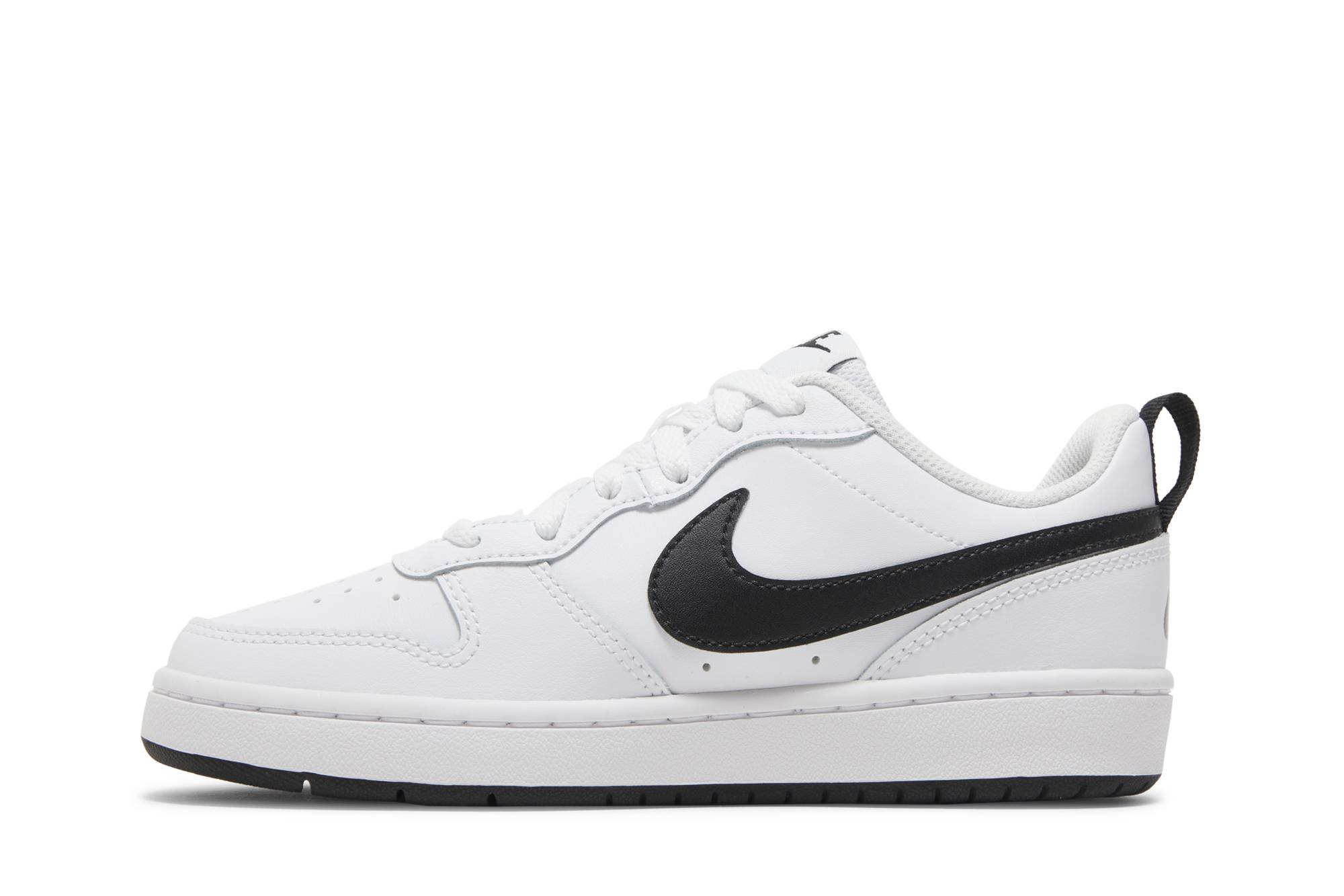 (Grade School) Nike Court Borough Low 2 ‘White Black’ BQ5448-104