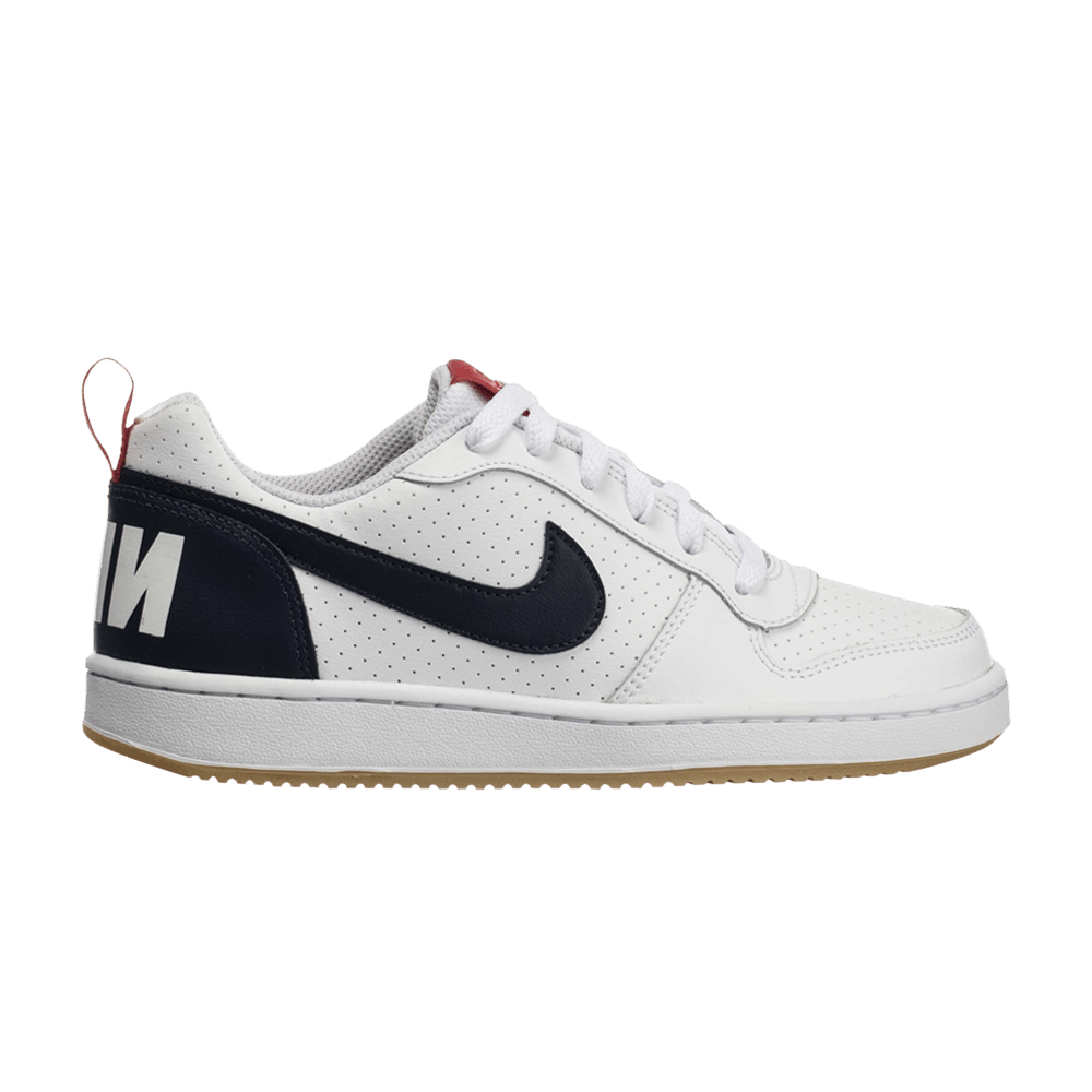(Grade School) Nike Court Borough Low ‘White Obsidian Gum’ 839985-105