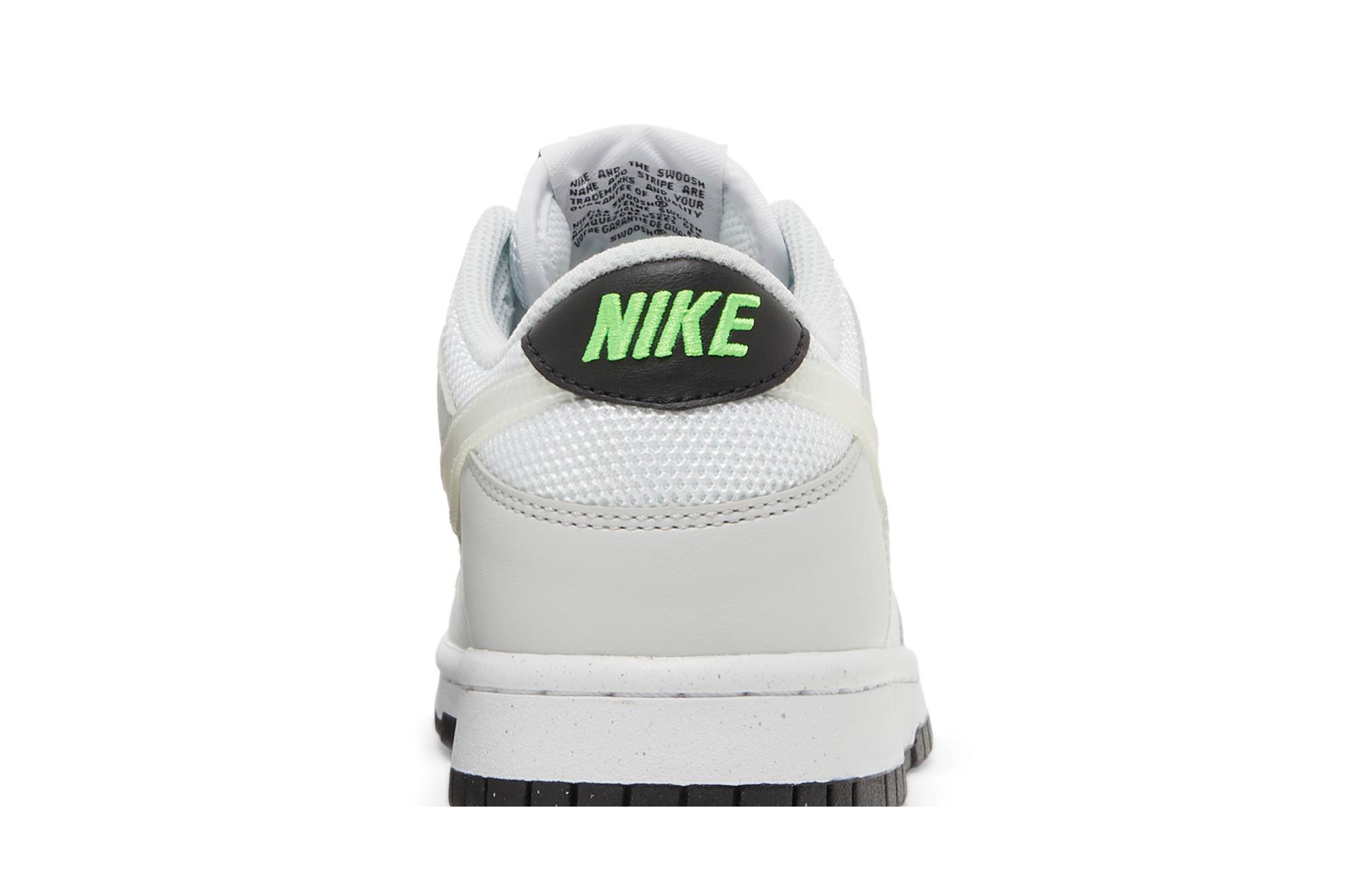 (Grade School) Nike Dunk Low Glitch Swoosh DV3033-001 Nicesnk