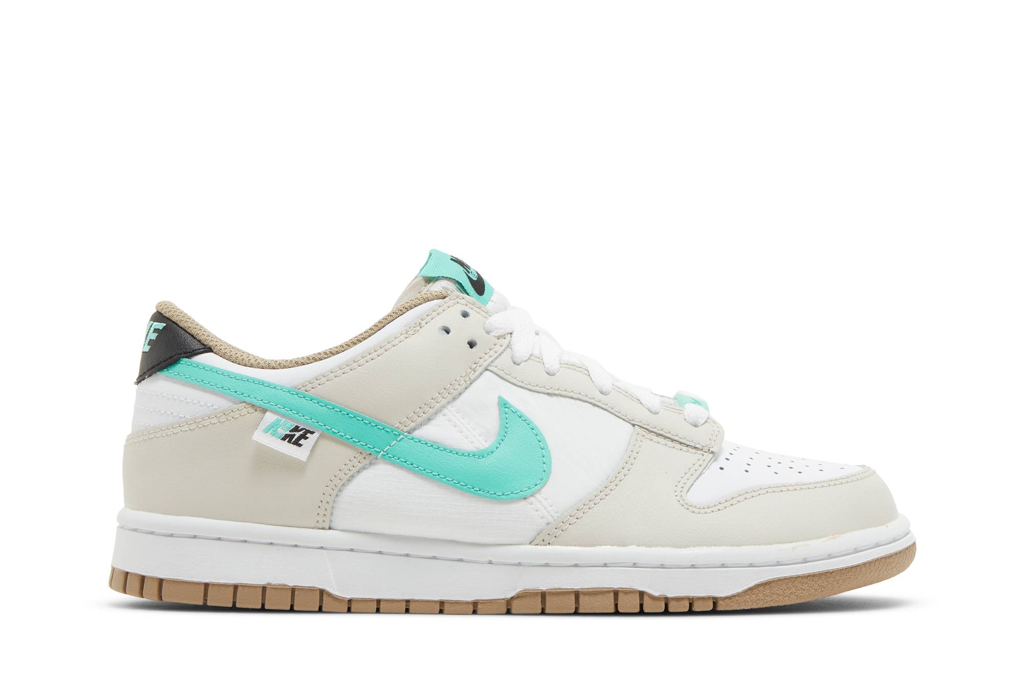(Grade School) Nike Dunk Low ‘Split Seam White Tan Mint’ DX6063-131