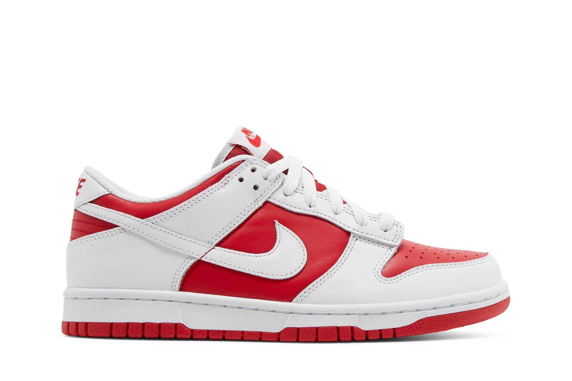 (Grade School) Nike Dunk Low ‘White University Red’ CW1590-600