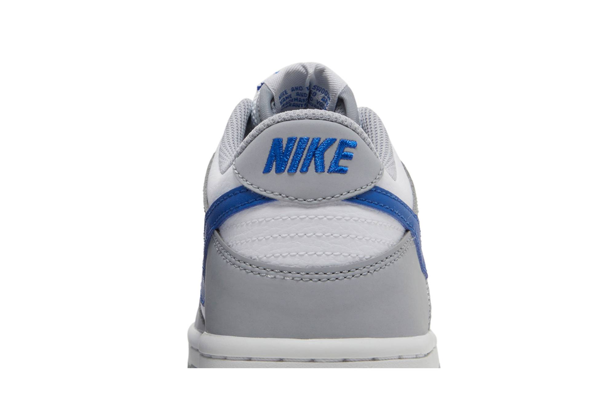 (Grade School) Nike Dunk Low Wolf Grey Royal FN3878-001 Nicesnk