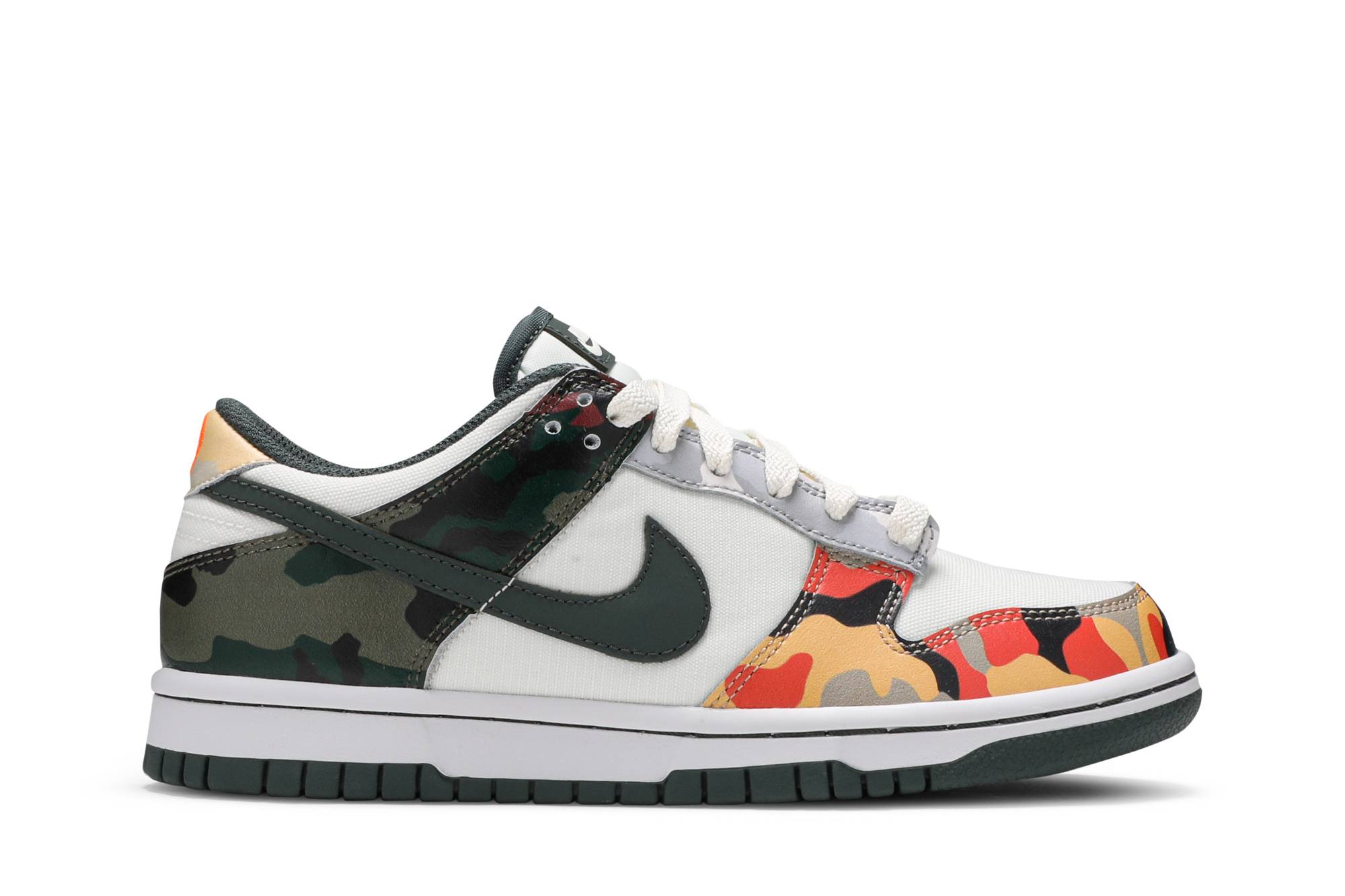 (Grade School) Nike Dunk Low SE Multi-Camo DB1909-100 Nicesnk