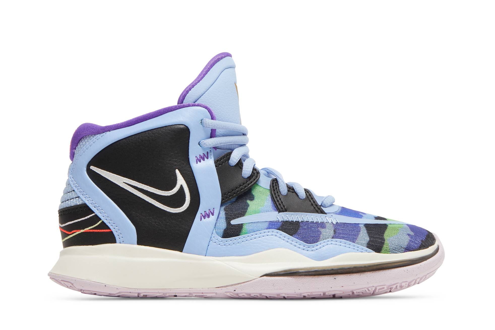 (Grade School) Nike Kyrie 8 Multi Color Camo DD0334-400 Nicesnk