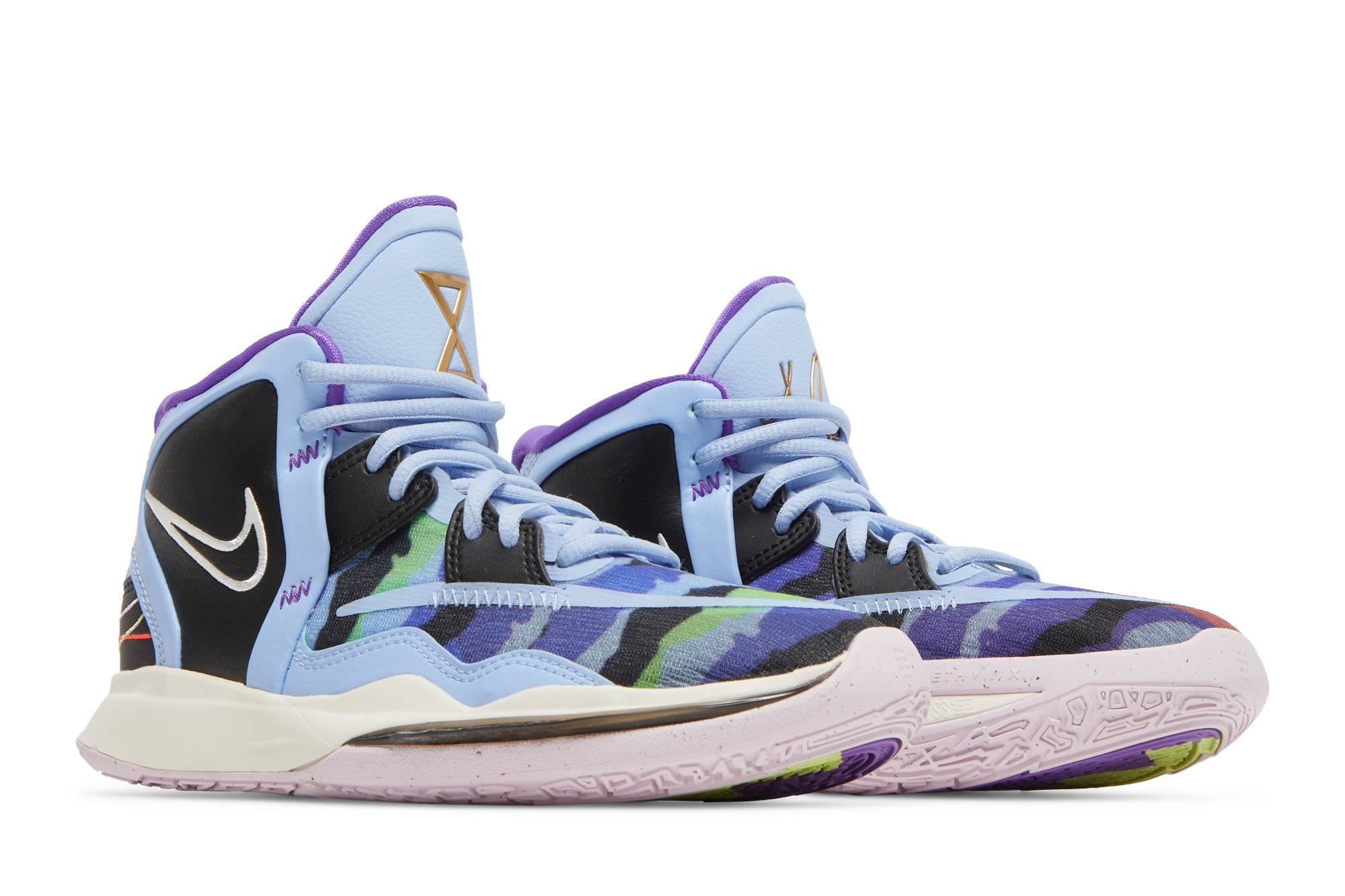 (Grade School) Nike Kyrie 8 Multi Color Camo DD0334-400 Nicesnk