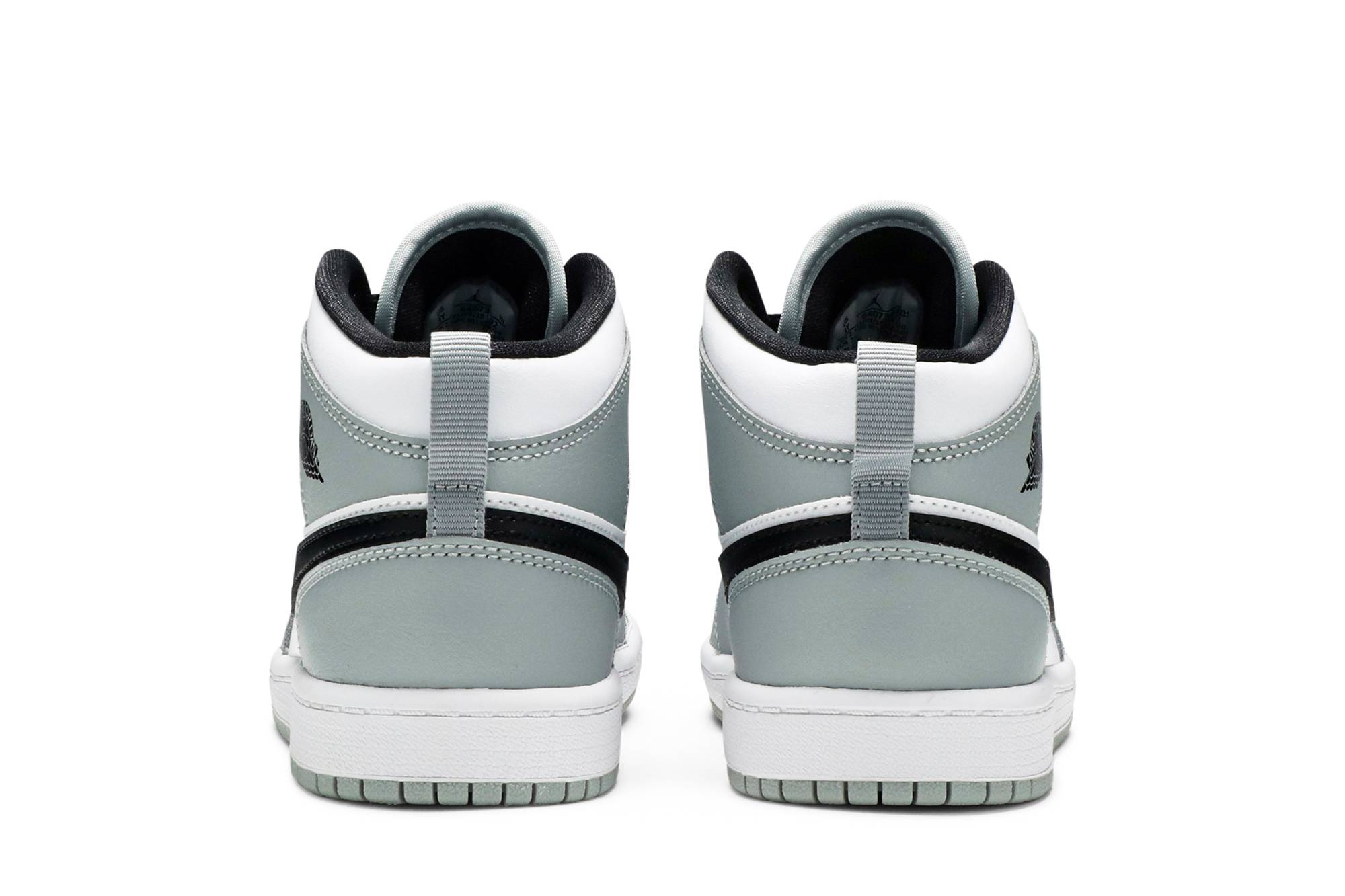 (Preschool) Air Jordan 1 Mid Light Smoke Grey 640734-092 Nicesnk