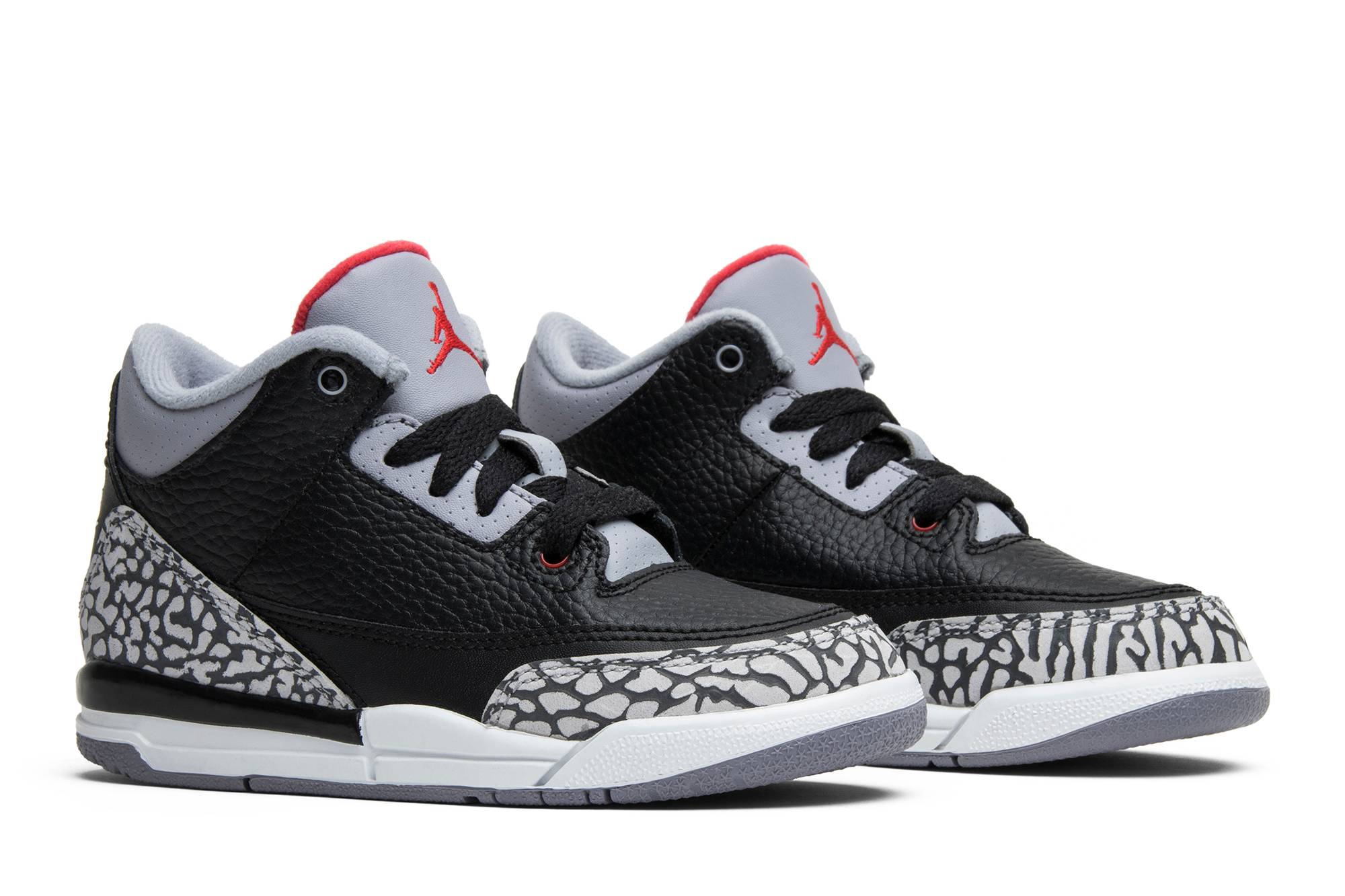 (Preschool) Air Jordan 3 Retro OG 2018 Black Cement 429487-021 Nicesnk