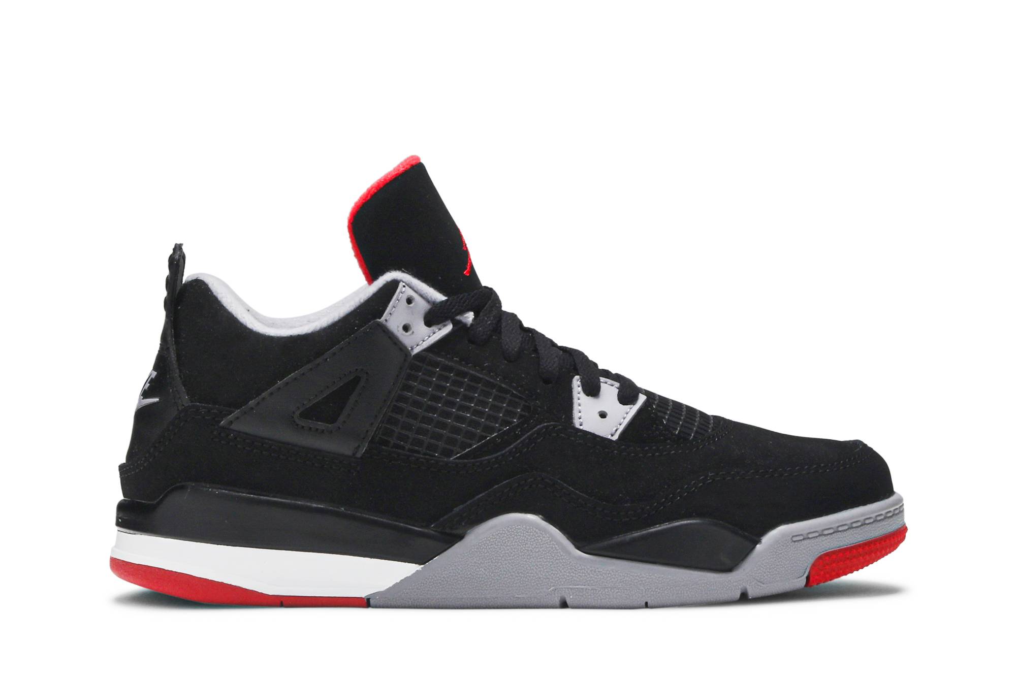 (Preschool) Air Jordan 4 Retro OG Bred 2019 BQ7669-060 Nicesnk