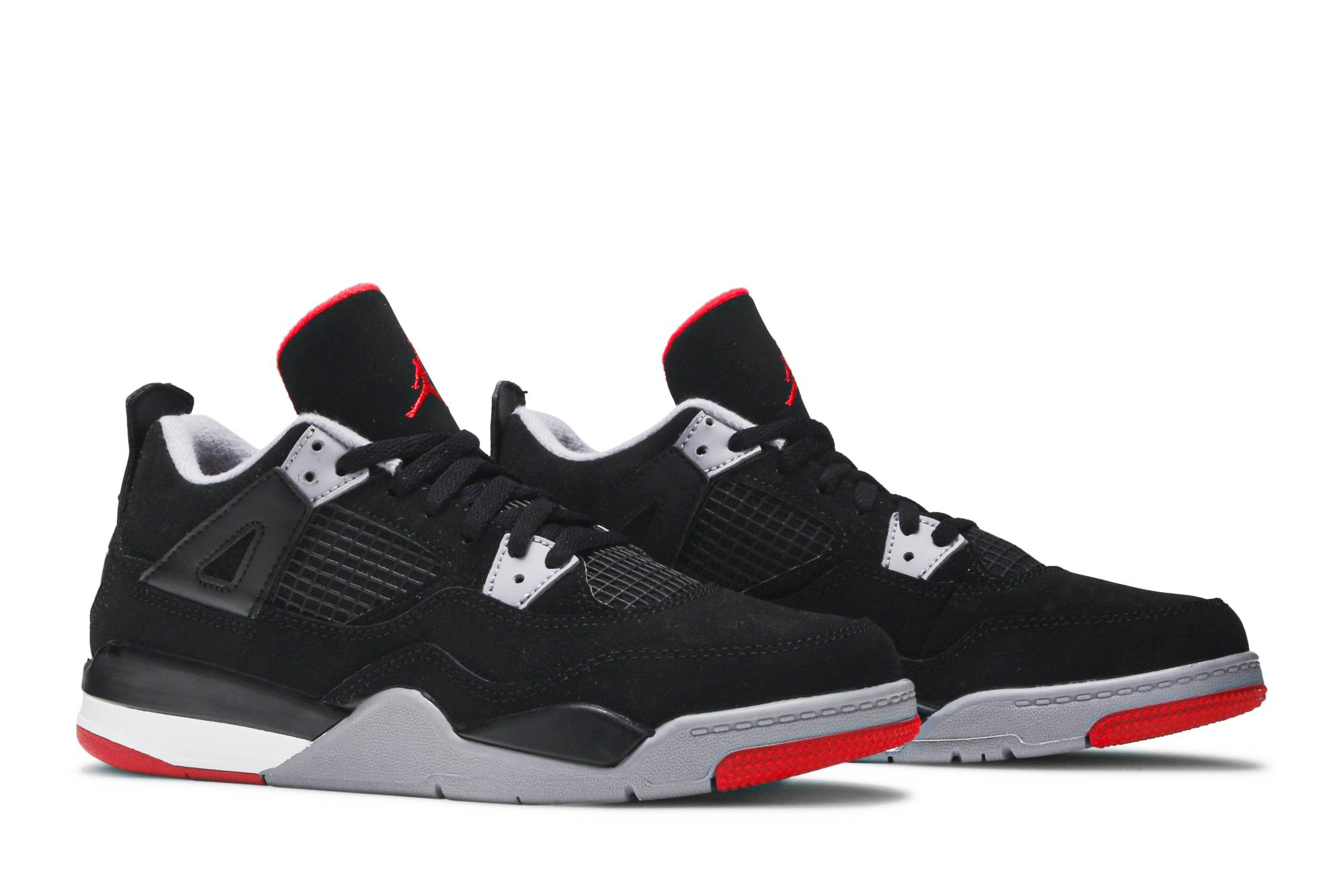 (Preschool) Air Jordan 4 Retro OG Bred 2019 BQ7669-060 Nicesnk